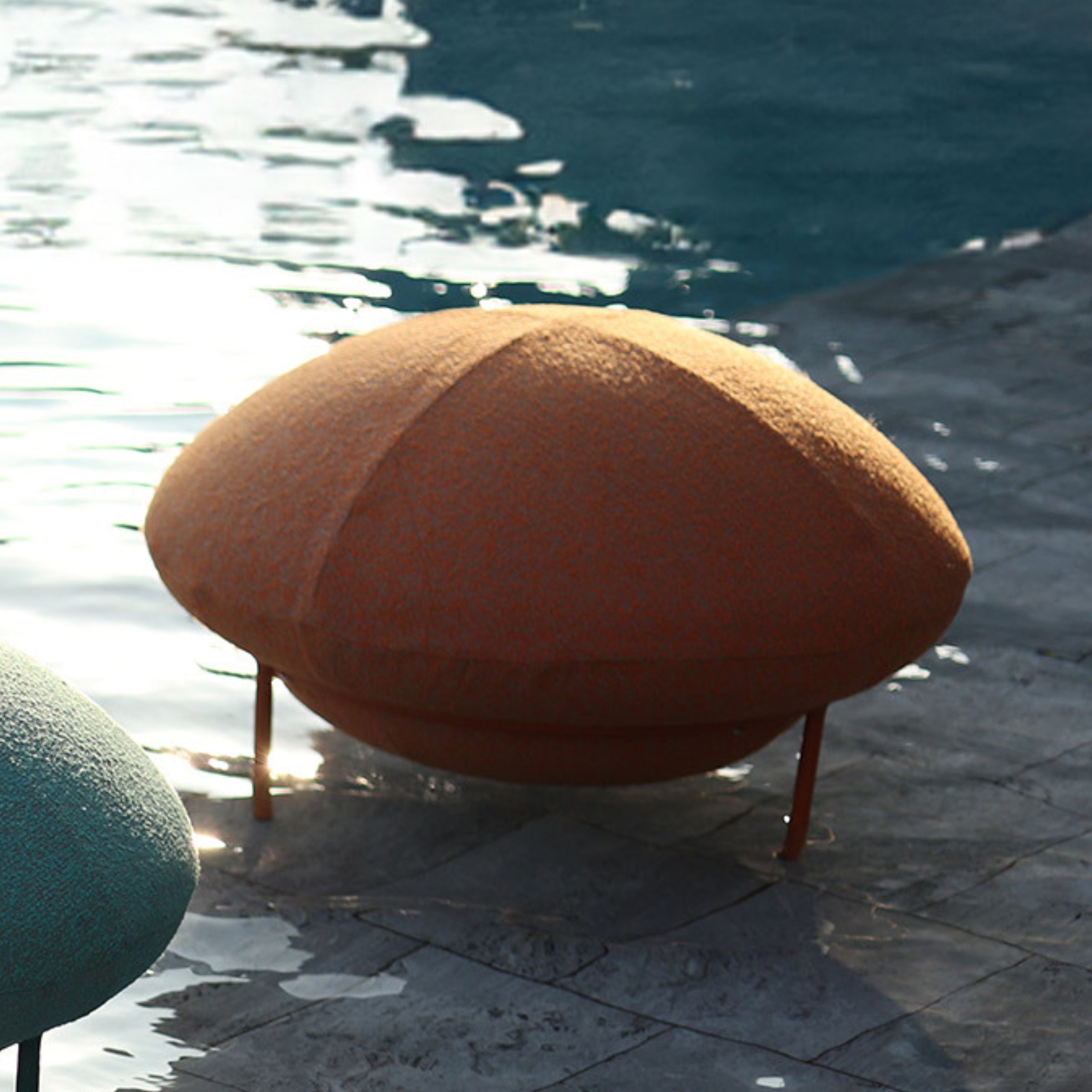 UFO Outdoor Big Stool Orange-UFO-P -  Outdoor Chairs - ebarza Furniture UAE | Shop Modern Furniture in Abu Dhabi & Dubai - مفروشات ايبازرا في الامارات | تسوق اثاث عصري وديكورات مميزة في دبي وابوظبي