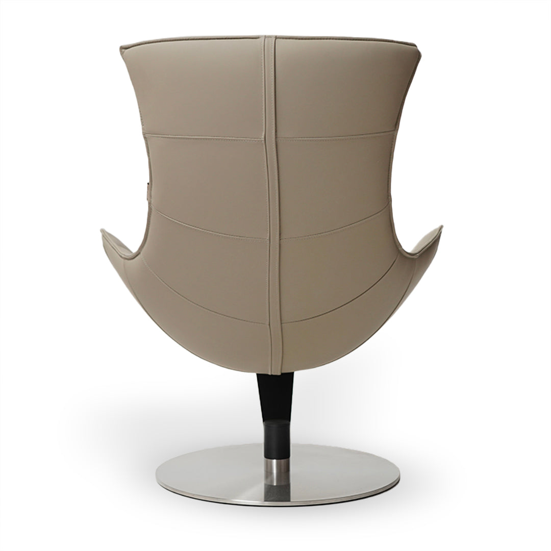 JIATAI SWIVEL Lounge Chair F-2039-Beige -  Lounge Chairs - ebarza Furniture UAE | Shop Modern Furniture in Abu Dhabi & Dubai - مفروشات ايبازرا في الامارات | تسوق اثاث عصري وديكورات مميزة في دبي وابوظبي