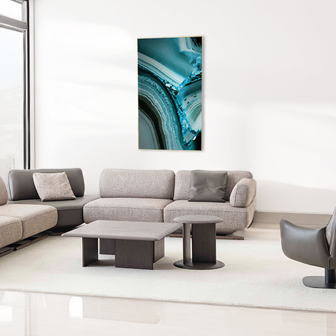 Blue Crystal  Print Painting Wall Art Fa-H1813B -  Paintings - ebarza Furniture UAE | Shop Modern Furniture in Abu Dhabi & Dubai - مفروشات ايبازرا في الامارات | تسوق اثاث عصري وديكورات مميزة في دبي وابوظبي