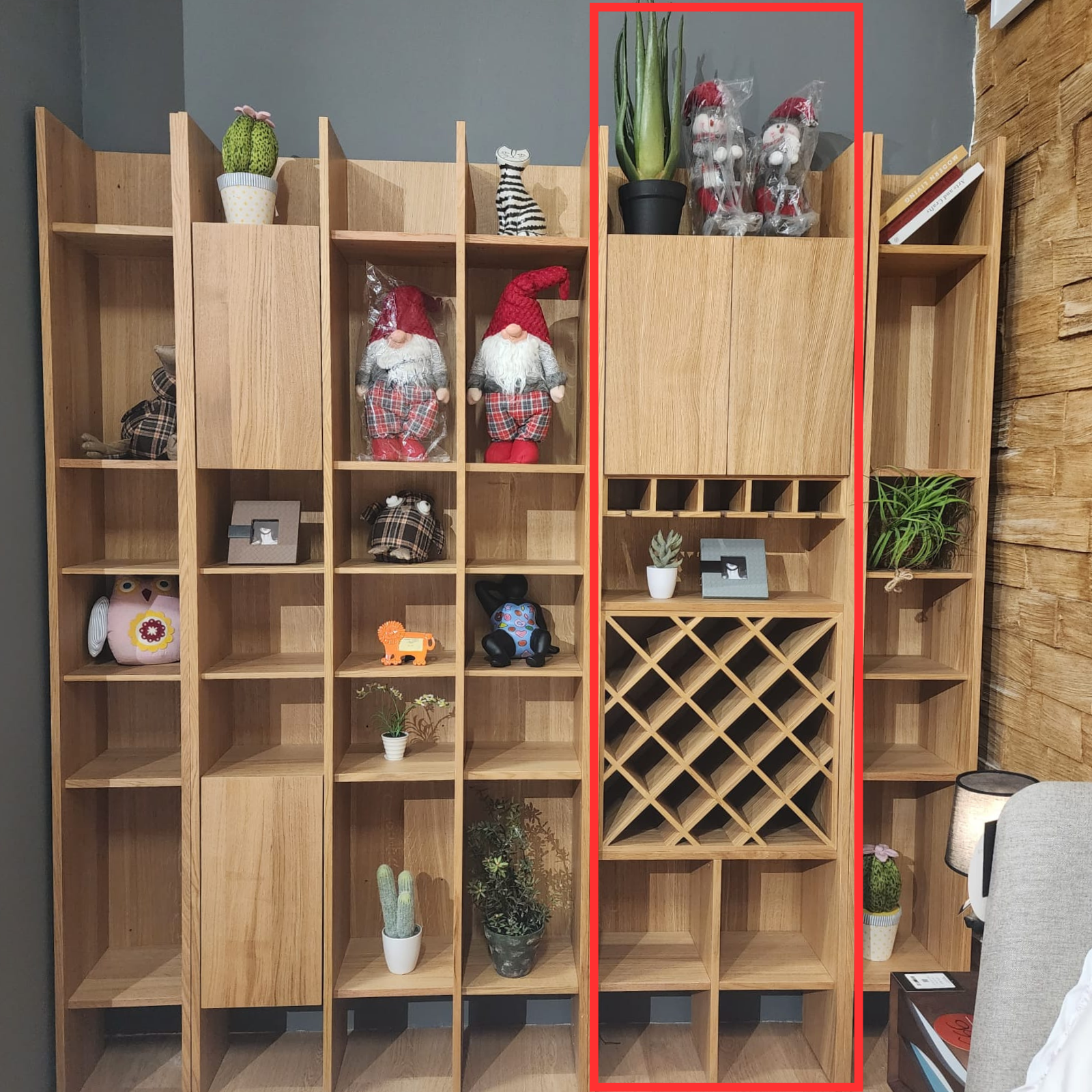 Display Item Hera Wall Unit Bookshelves Double Module Hera-Wall61YAS -  DISPLAY ITEM - ebarza Furniture UAE | Shop Modern Furniture in Abu Dhabi & Dubai - مفروشات ايبازرا في الامارات | تسوق اثاث عصري وديكورات مميزة في دبي وابوظبي