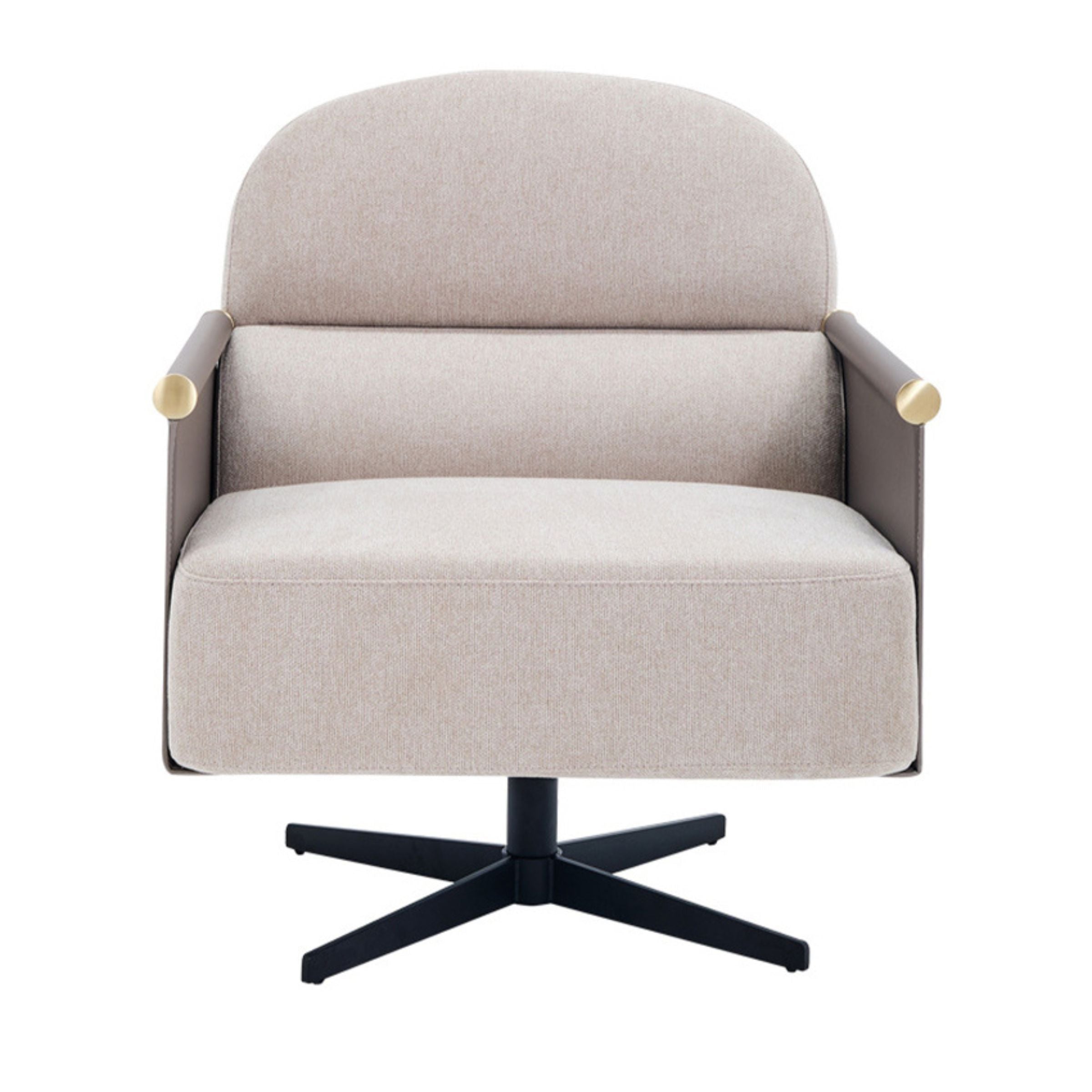 Tank Swivel Lounge Chair MLL-A25 -  Lounge Chairs - ebarza Furniture UAE | Shop Modern Furniture in Abu Dhabi & Dubai - مفروشات ايبازرا في الامارات | تسوق اثاث عصري وديكورات مميزة في دبي وابوظبي