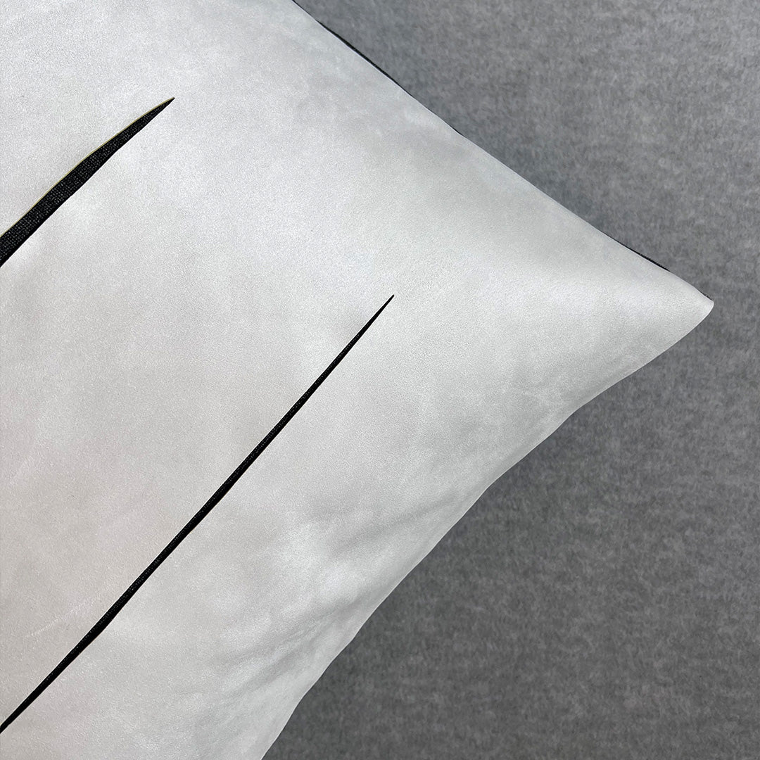 45x45cm Theo Imitation Leather Cushion - ECC060 -  Cushions - ebarza Furniture UAE | Shop Modern Furniture in Abu Dhabi & Dubai - مفروشات ايبازرا في الامارات | تسوق اثاث عصري وديكورات مميزة في دبي وابوظبي