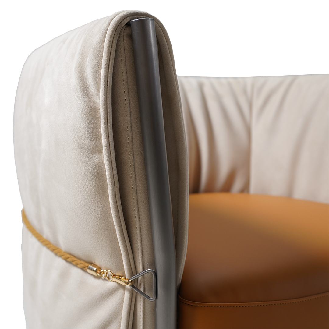 Pre-order 35 Days Delivery Baxter Armchair - PS-A134 -  Armchairs - ebarza Furniture UAE | Shop Modern Furniture in Abu Dhabi & Dubai - مفروشات ايبازرا في الامارات | تسوق اثاث عصري وديكورات مميزة في دبي وابوظبي