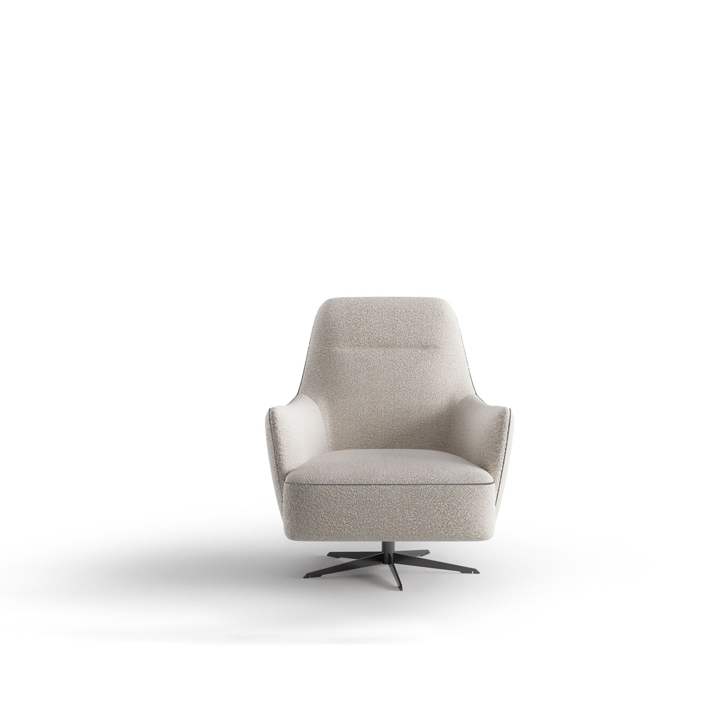 Loretta Single Module without Arm for Lortetta Sofa YOLRTA-SMNA-Beige -  Sofas - ebarza Furniture UAE | Shop Modern Furniture in Abu Dhabi & Dubai - مفروشات ايبازرا في الامارات | تسوق اثاث عصري وديكورات مميزة في دبي وابوظبي