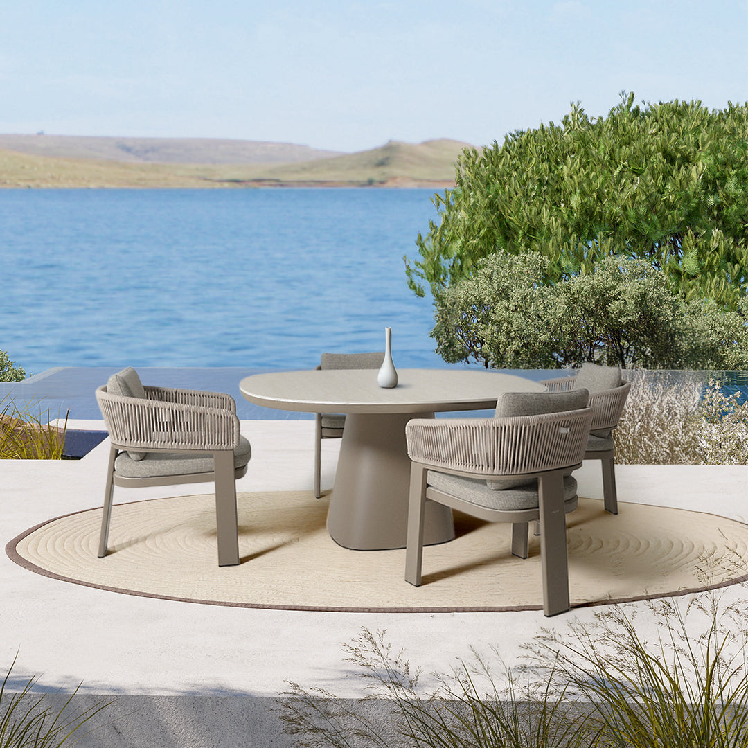 Pre-order 25 Days Delivery Cayenne Outdoor Dining/Armchair - AC5882N04ROP -  Chairs - ebarza Furniture UAE | Shop Modern Furniture in Abu Dhabi & Dubai - مفروشات ايبازرا في الامارات | تسوق اثاث عصري وديكورات مميزة في دبي وابوظبي