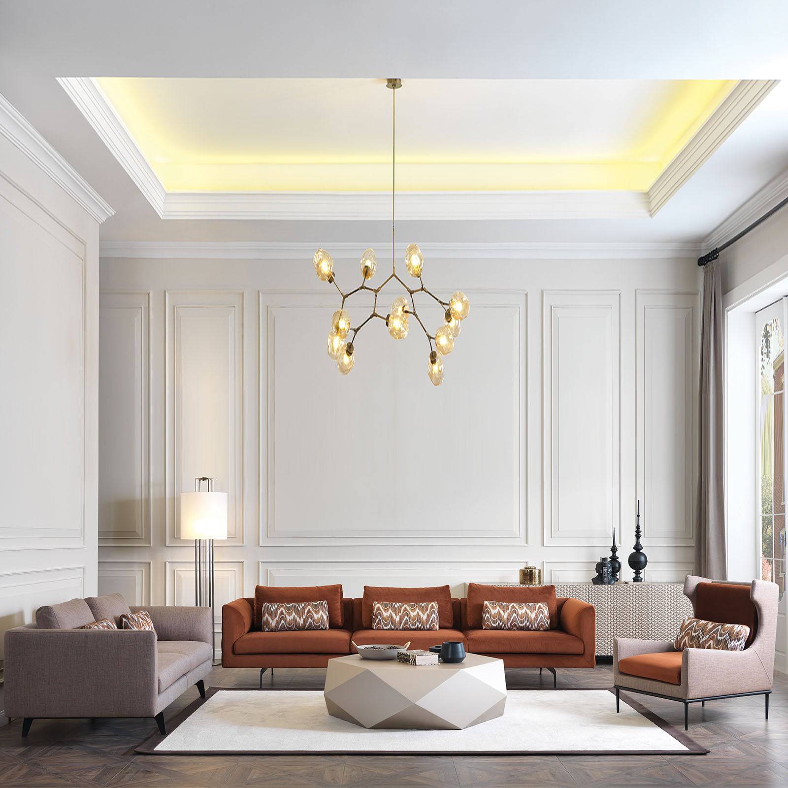 4 Seater Vittoria Sofa Set Vittoria001-4Seater[Brawa] -  Sofas - ebarza Furniture UAE | Shop Modern Furniture in Abu Dhabi & Dubai - مفروشات ايبازرا في الامارات | تسوق اثاث عصري وديكورات مميزة في دبي وابوظبي