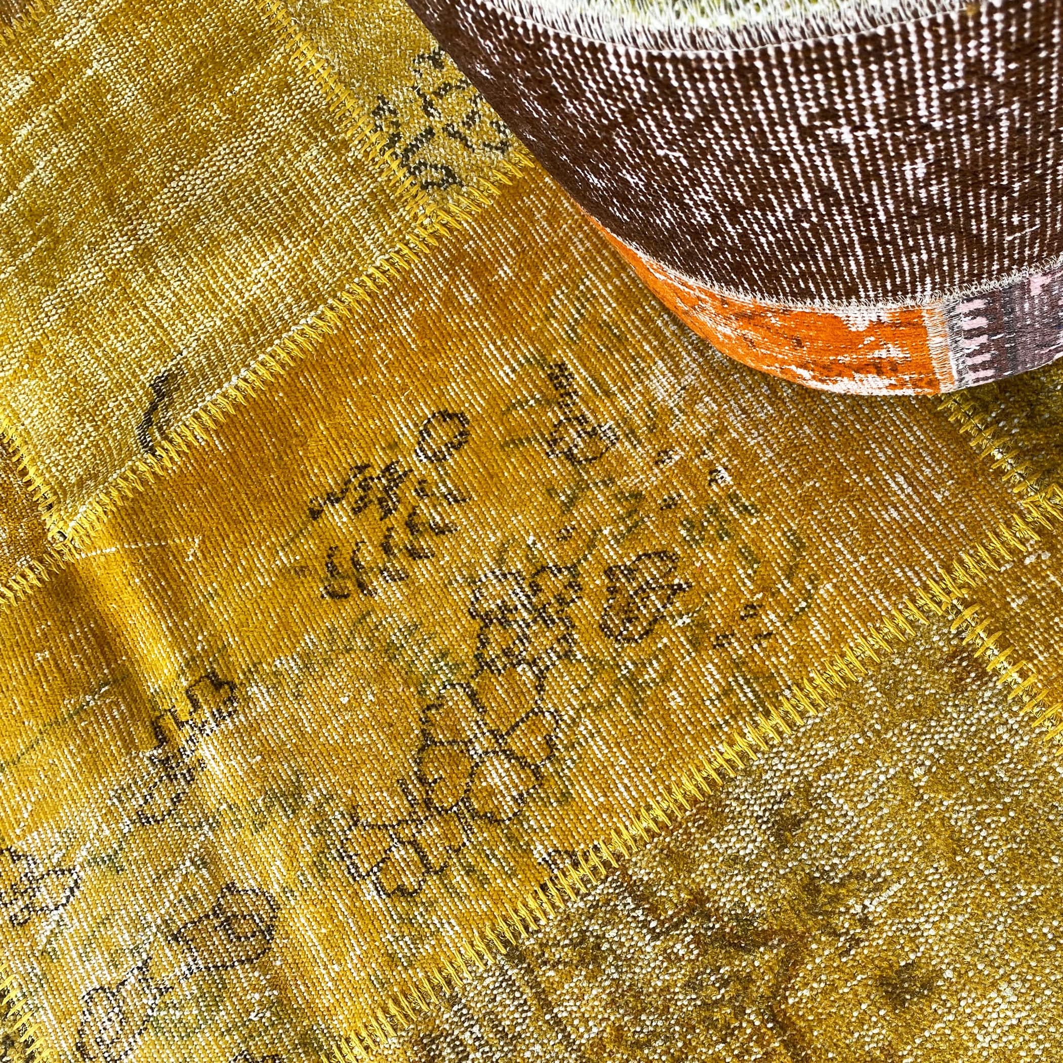 450X250  Cm Hali X-Bursa Handmade Over Dyed Rug   Pw062 -  Rugs - ebarza Furniture UAE | Shop Modern Furniture in Abu Dhabi & Dubai - مفروشات ايبازرا في الامارات | تسوق اثاث عصري وديكورات مميزة في دبي وابوظبي