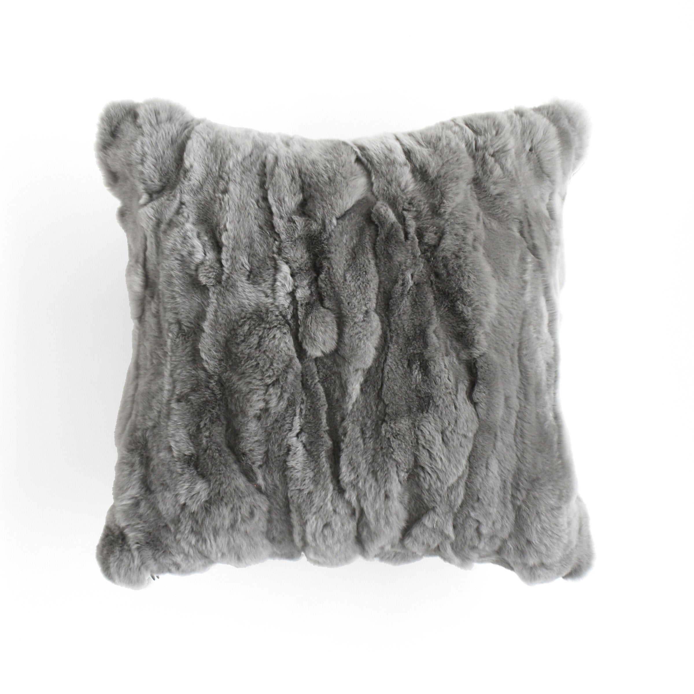 45*45  Odom rex rabbit hair cushion - ECC108 -  Cushions - ebarza Furniture UAE | Shop Modern Furniture in Abu Dhabi & Dubai - مفروشات ايبازرا في الامارات | تسوق اثاث عصري وديكورات مميزة في دبي وابوظبي