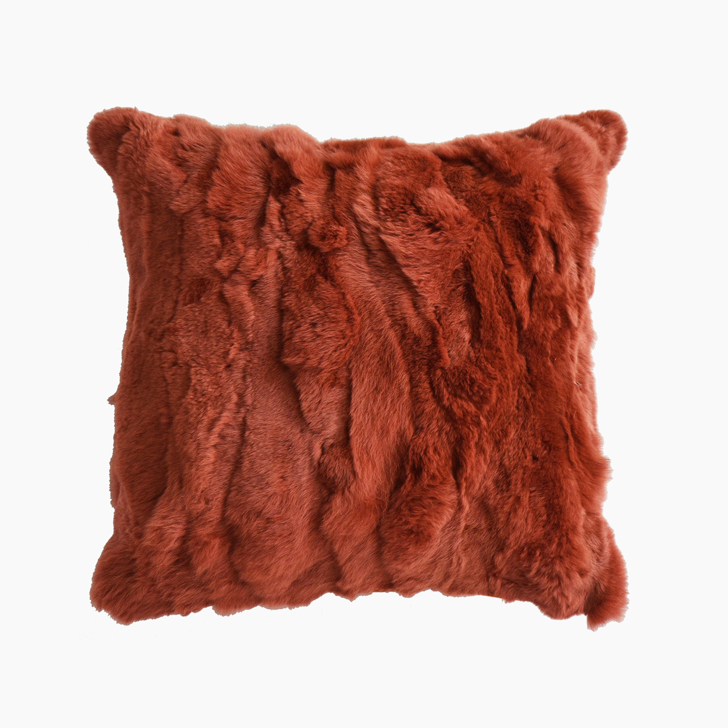 45*45  SKJG Odom Rex Rabbit Hair cushion - ECC081 -  Cushions - ebarza Furniture UAE | Shop Modern Furniture in Abu Dhabi & Dubai - مفروشات ايبازرا في الامارات | تسوق اثاث عصري وديكورات مميزة في دبي وابوظبي