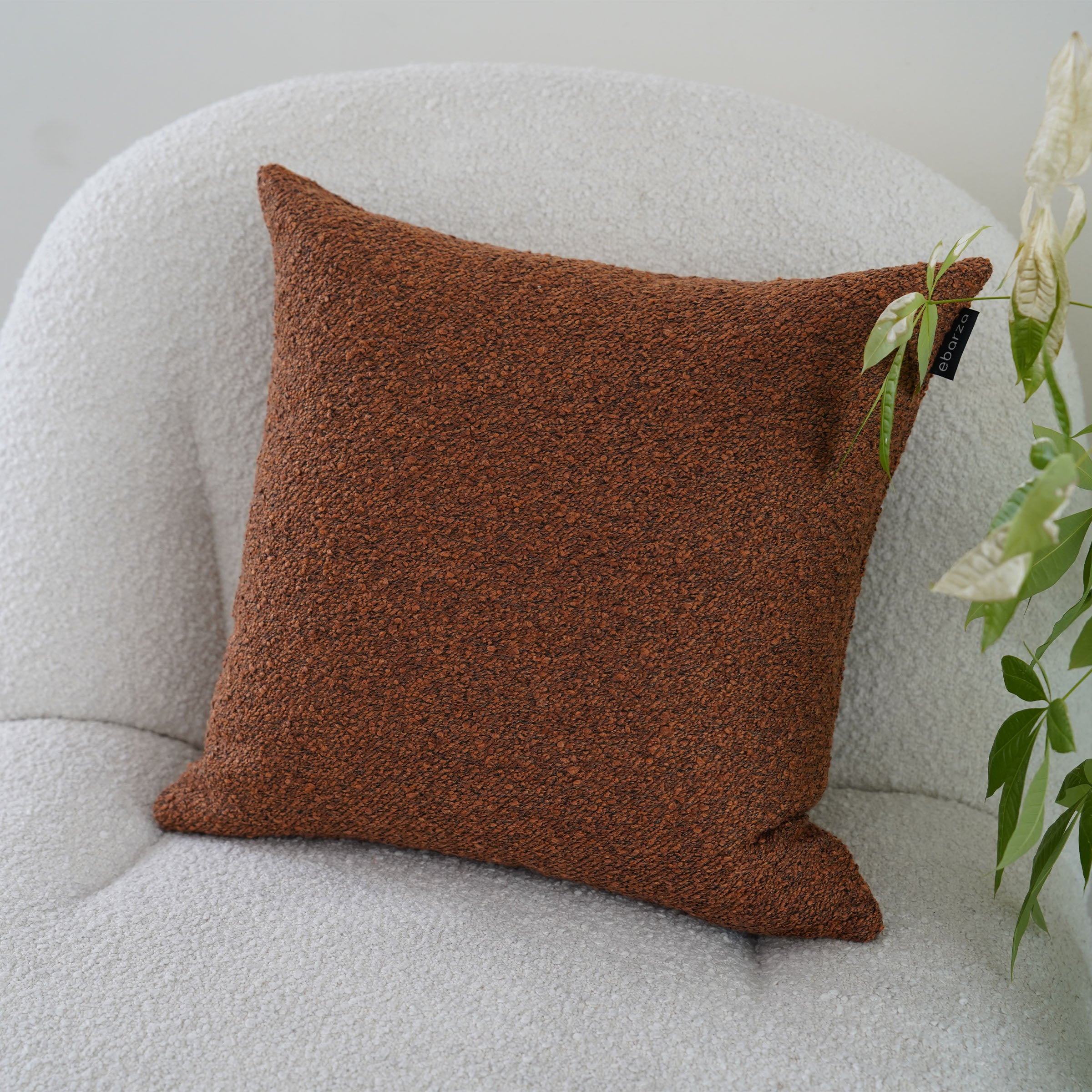45*45cm Ebarza Buck Patchwork Cushion ECC132 -  Cushions - ebarza Furniture UAE | Shop Modern Furniture in Abu Dhabi & Dubai - مفروشات ايبازرا في الامارات | تسوق اثاث عصري وديكورات مميزة في دبي وابوظبي