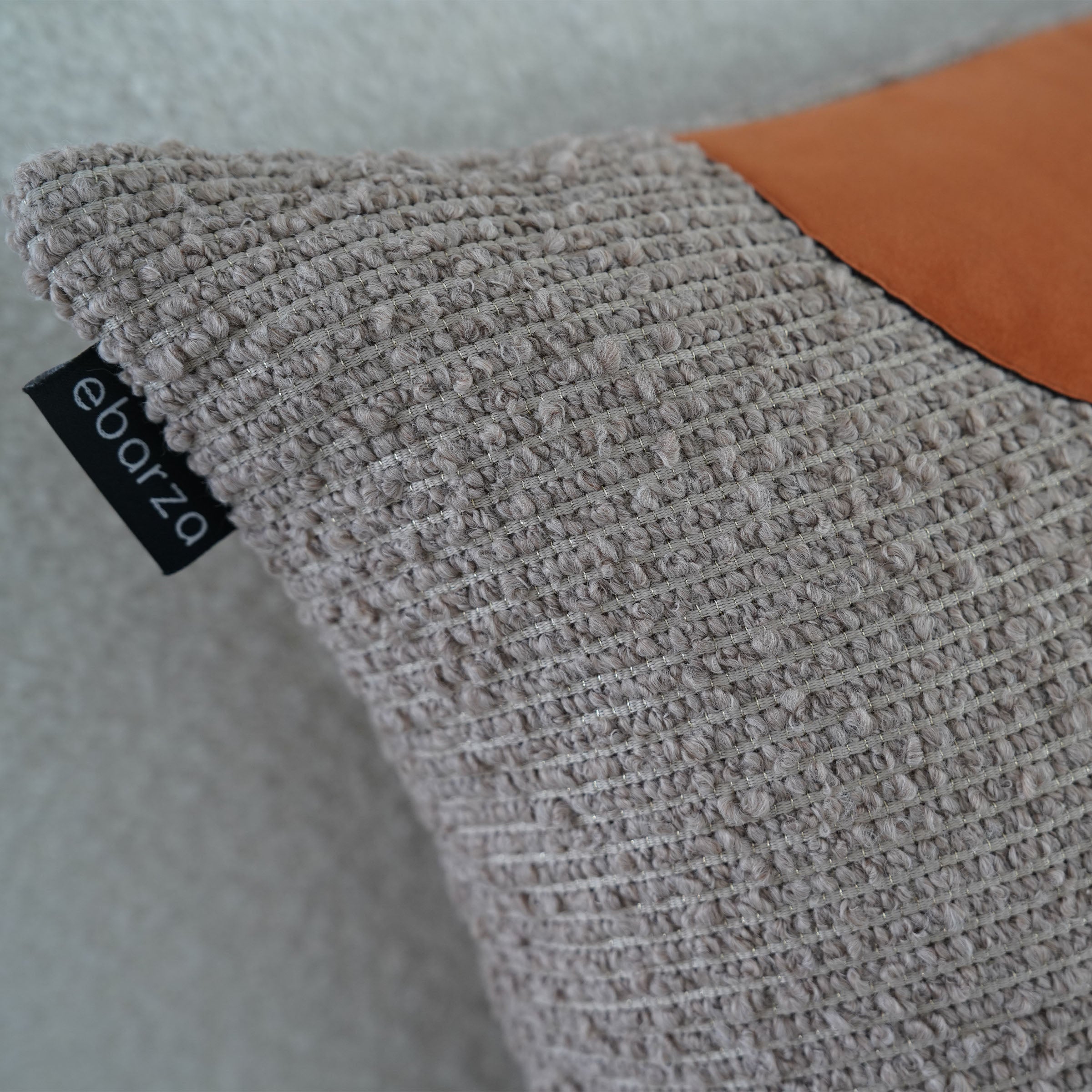 45*45cm Ebarza Buck Patchwork Cushion ECC134 -  Cushions - ebarza Furniture UAE | Shop Modern Furniture in Abu Dhabi & Dubai - مفروشات ايبازرا في الامارات | تسوق اثاث عصري وديكورات مميزة في دبي وابوظبي