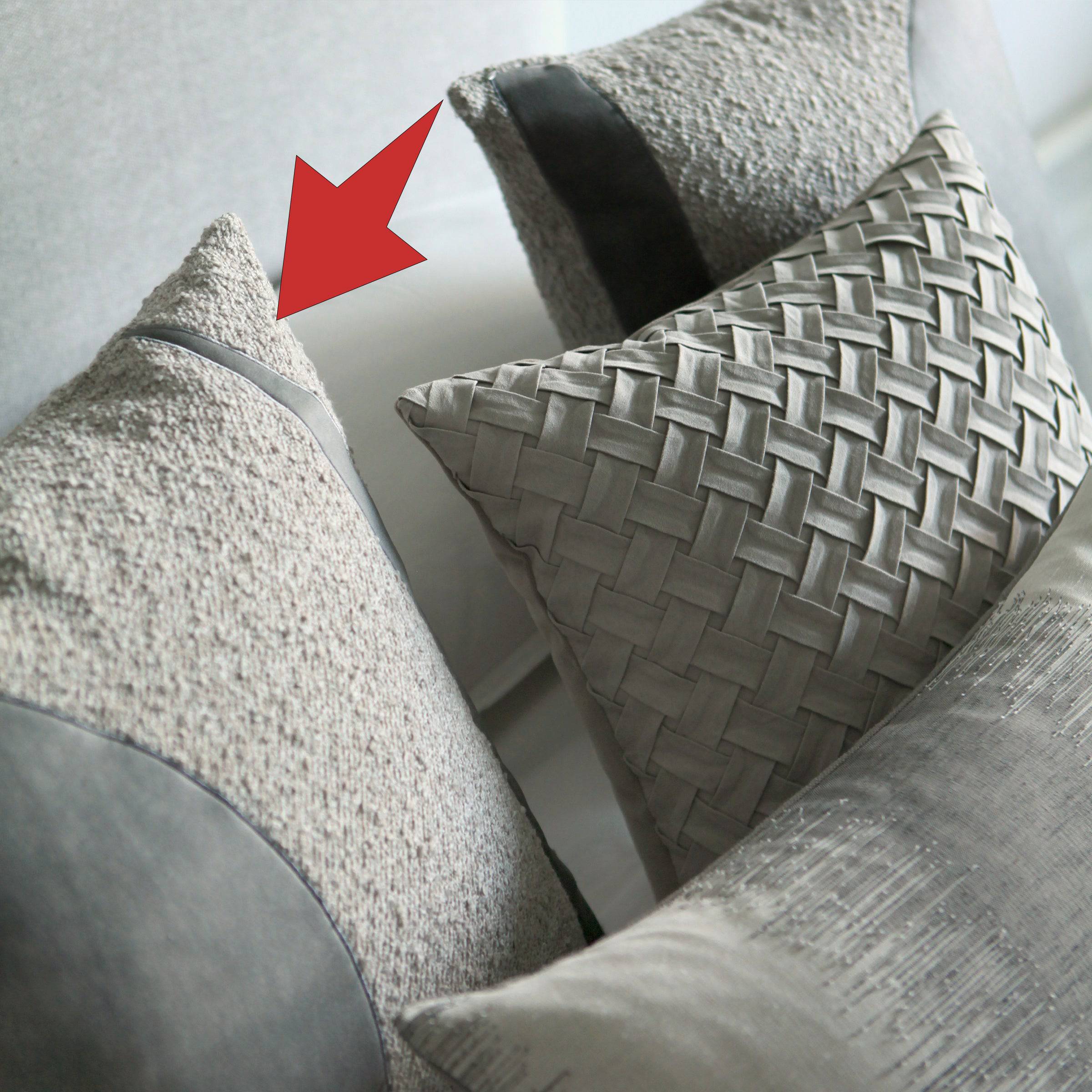 45X45 Cm Banson Embroidered Throw Cushion Ecc054 -  Cushions - ebarza Furniture UAE | Shop Modern Furniture in Abu Dhabi & Dubai - مفروشات ايبازرا في الامارات | تسوق اثاث عصري وديكورات مميزة في دبي وابوظبي