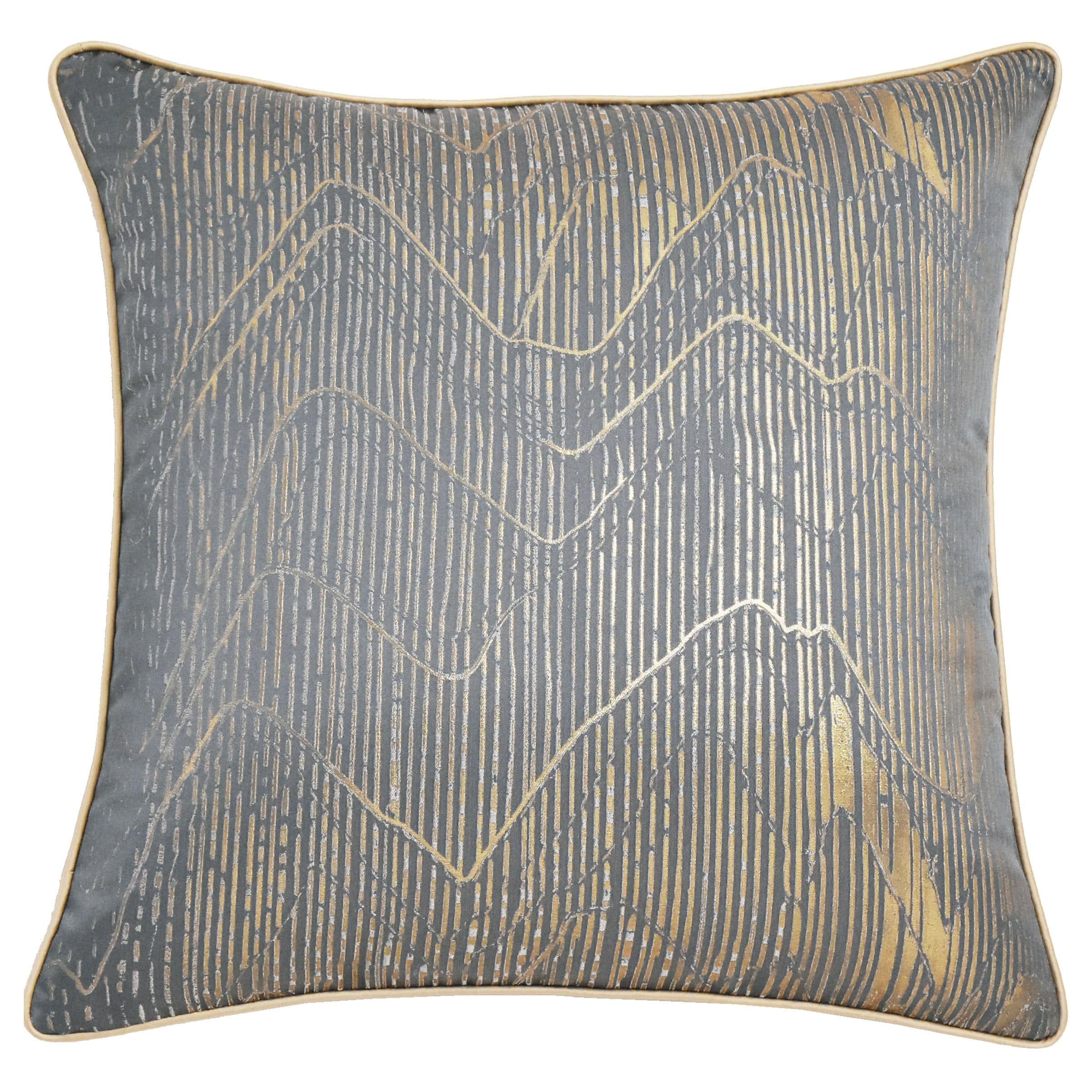 45X45 Cm Gorman Jacquard Cushion Ecc-008 -  Cushions - ebarza Furniture UAE | Shop Modern Furniture in Abu Dhabi & Dubai - مفروشات ايبازرا في الامارات | تسوق اثاث عصري وديكورات مميزة في دبي وابوظبي