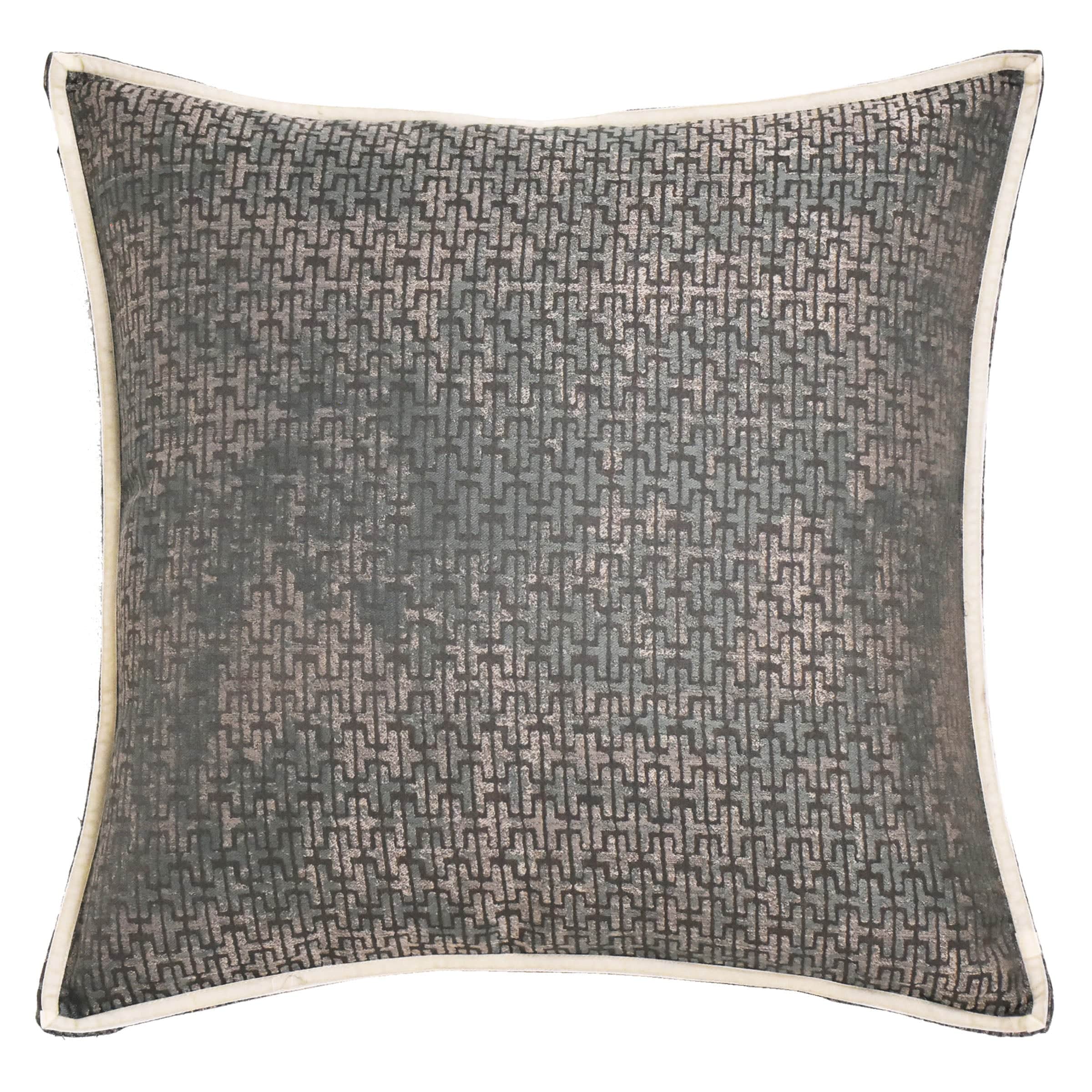 45X45 Cm Grant Jacquard Throw Cushion Ecc-007 -  Cushions - ebarza Furniture UAE | Shop Modern Furniture in Abu Dhabi & Dubai - مفروشات ايبازرا في الامارات | تسوق اثاث عصري وديكورات مميزة في دبي وابوظبي