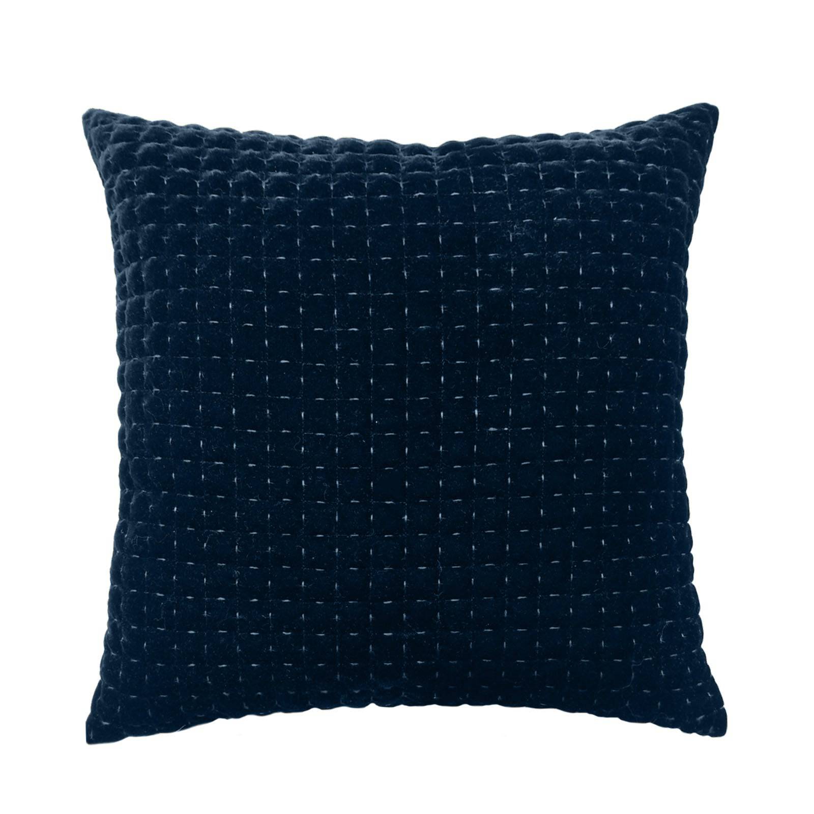 45X45 Cm Velvet Cushion Cover 2278-002-1-Blue -  Cushions - ebarza Furniture UAE | Shop Modern Furniture in Abu Dhabi & Dubai - مفروشات ايبازرا في الامارات | تسوق اثاث عصري وديكورات مميزة في دبي وابوظبي