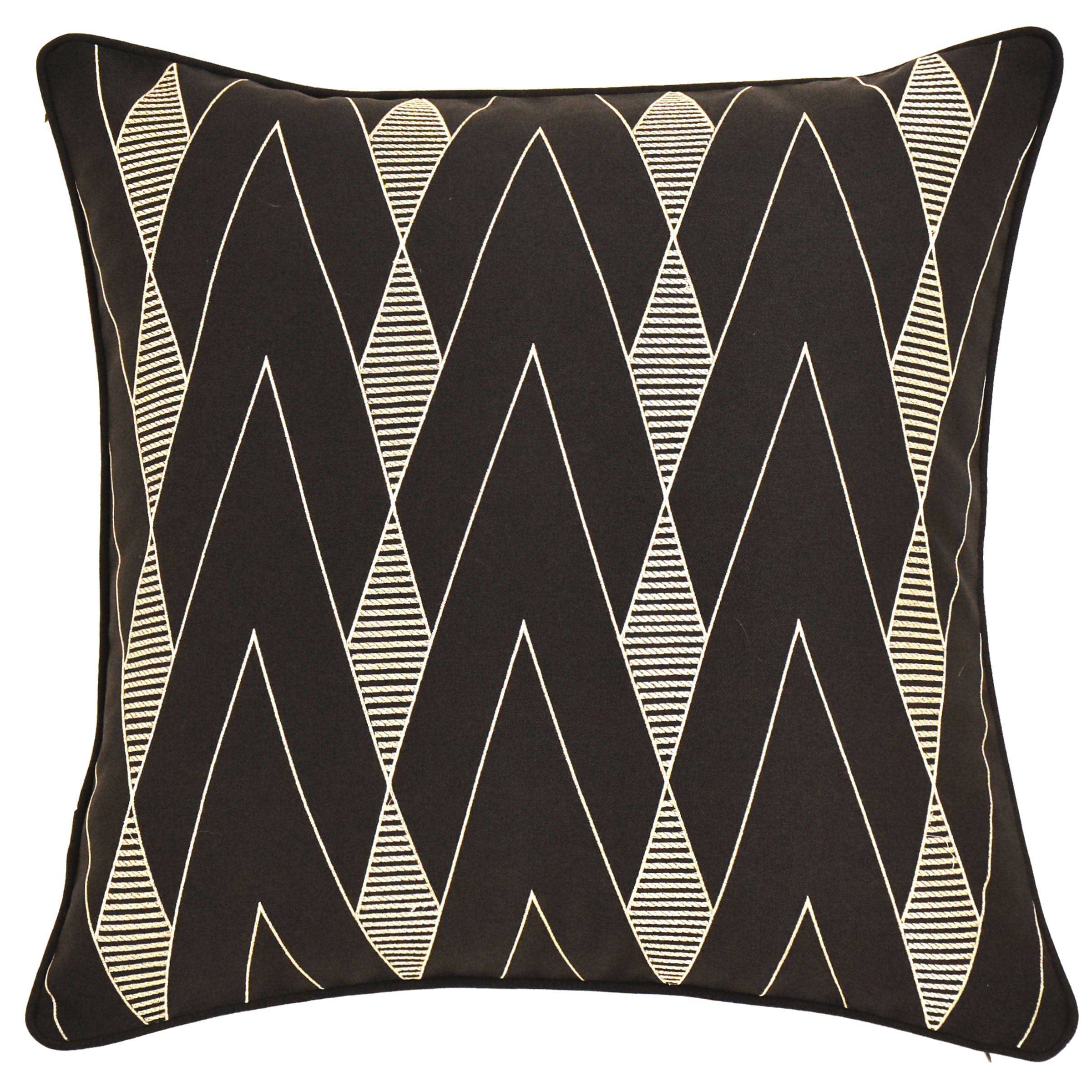 45X45 Cm Wittur Embroidered Cushion Cover Ecc-012 -  Cushions - ebarza Furniture UAE | Shop Modern Furniture in Abu Dhabi & Dubai - مفروشات ايبازرا في الامارات | تسوق اثاث عصري وديكورات مميزة في دبي وابوظبي