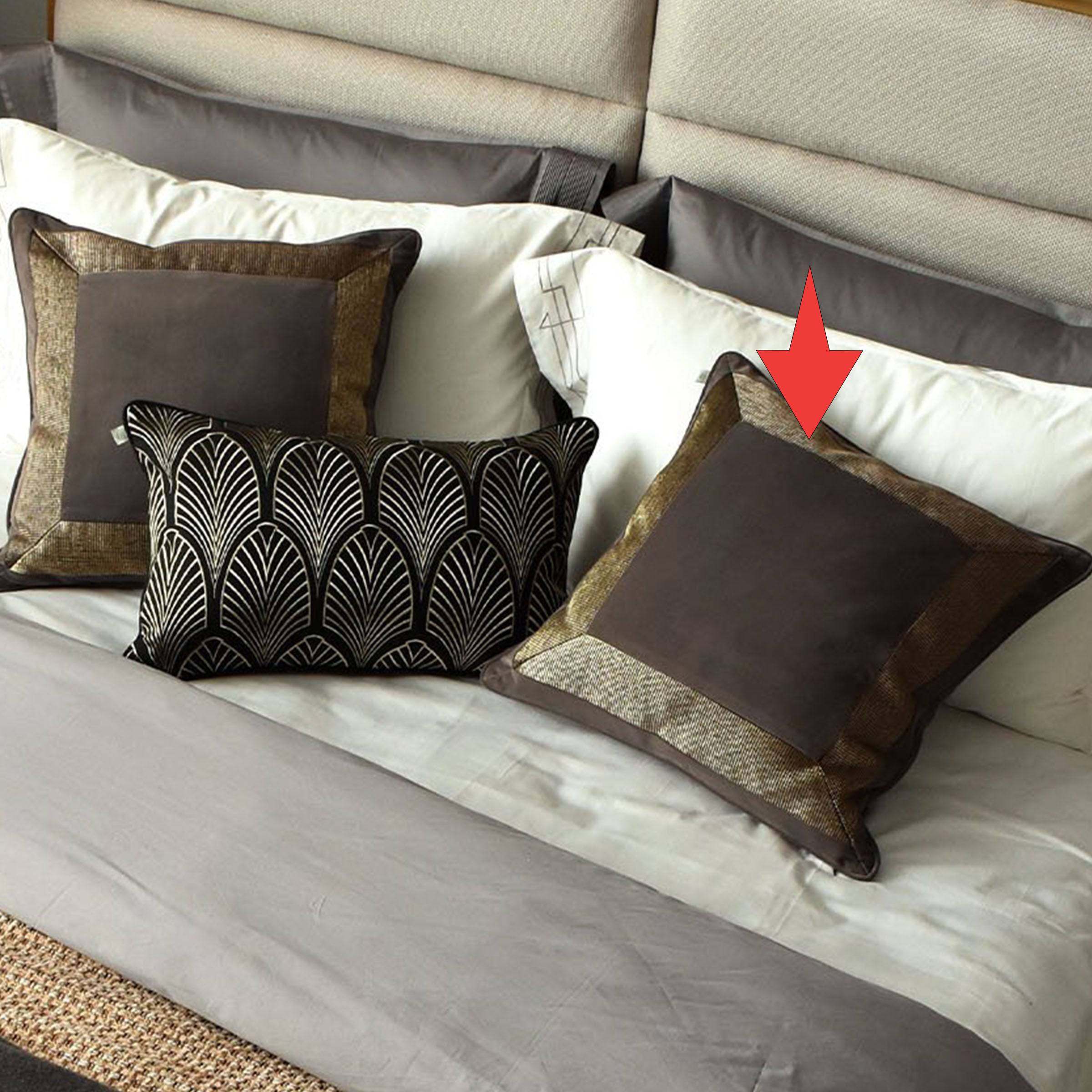 45X45 Cm Zog Stitching Flannel Cushion Cover  Ecc-010 -  Cushions - ebarza Furniture UAE | Shop Modern Furniture in Abu Dhabi & Dubai - مفروشات ايبازرا في الامارات | تسوق اثاث عصري وديكورات مميزة في دبي وابوظبي