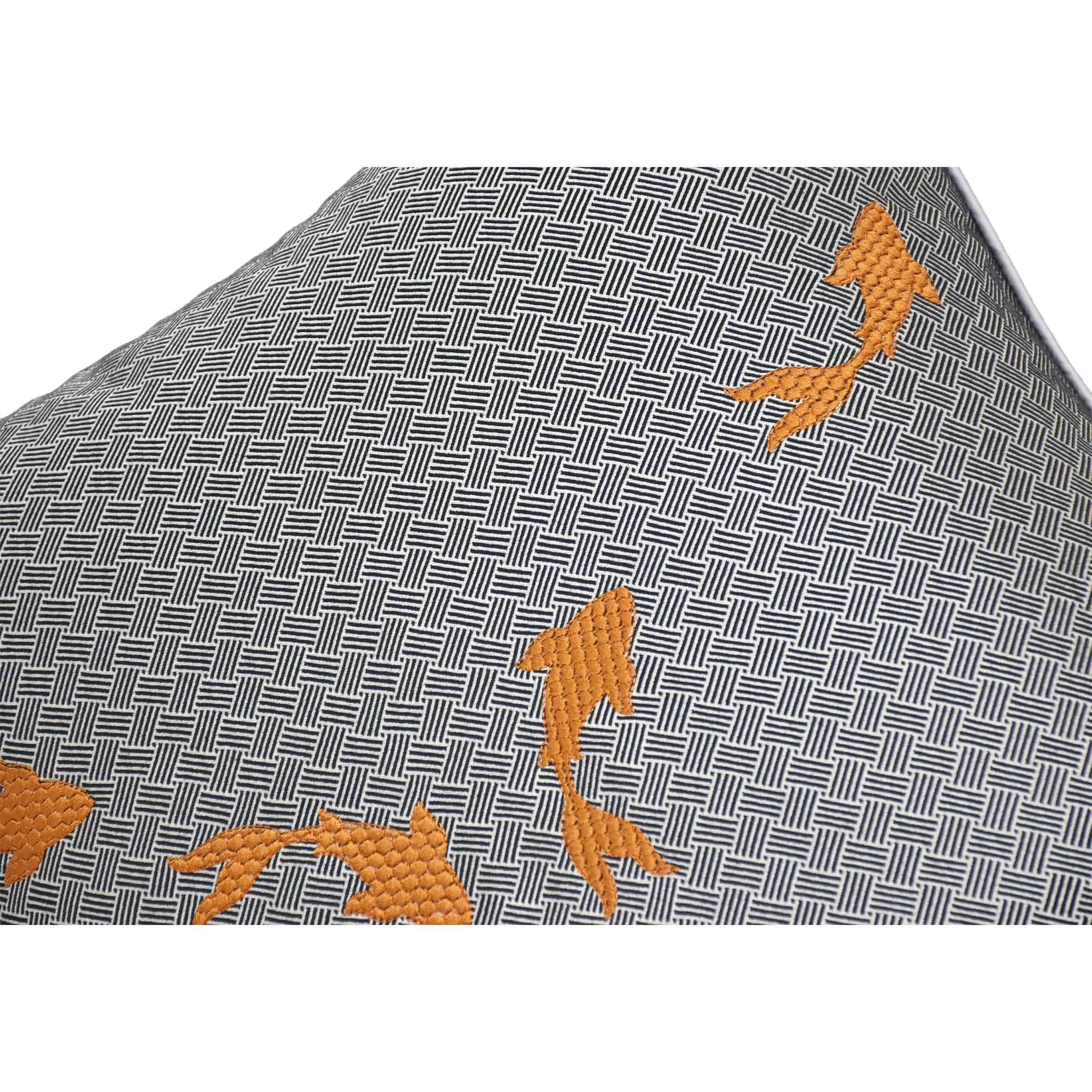 45X45 Cm Zul Embroidered Throw Cushion Cover  Ecc-024 -  Cushions - ebarza Furniture UAE | Shop Modern Furniture in Abu Dhabi & Dubai - مفروشات ايبازرا في الامارات | تسوق اثاث عصري وديكورات مميزة في دبي وابوظبي