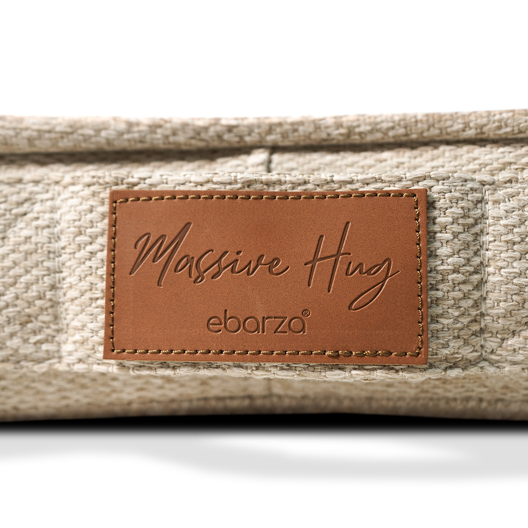Lazy Lap Pouf -  371-BB-Beige -  Poufs - ebarza Furniture UAE | Shop Modern Furniture in Abu Dhabi & Dubai - مفروشات ايبازرا في الامارات | تسوق اثاث عصري وديكورات مميزة في دبي وابوظبي
