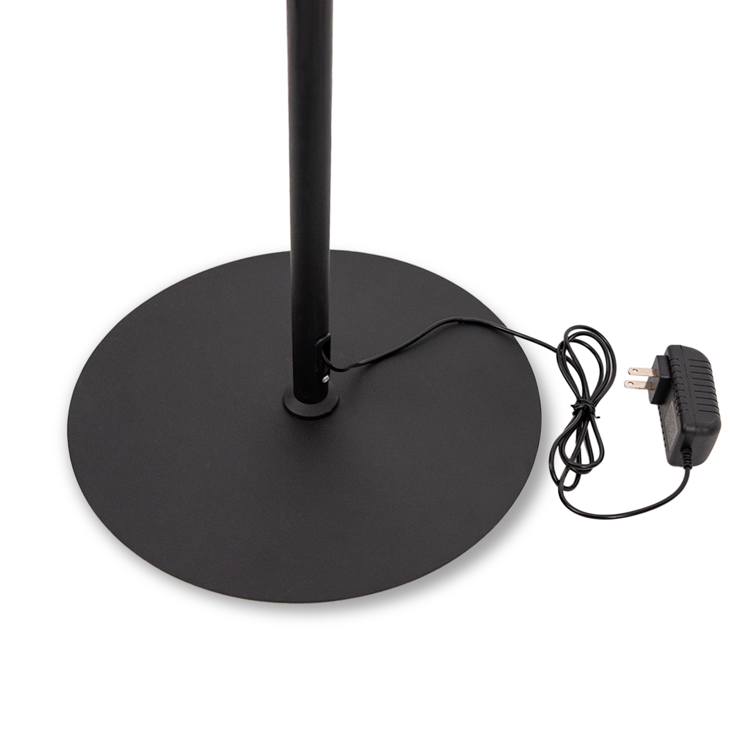 Crescent LED 155x45 Metal Aluminum Fabric Floor Lamp Crescent-02FL -  Floor Lamps - ebarza Furniture UAE | Shop Modern Furniture in Abu Dhabi & Dubai - مفروشات ايبازرا في الامارات | تسوق اثاث عصري وديكورات مميزة في دبي وابوظبي