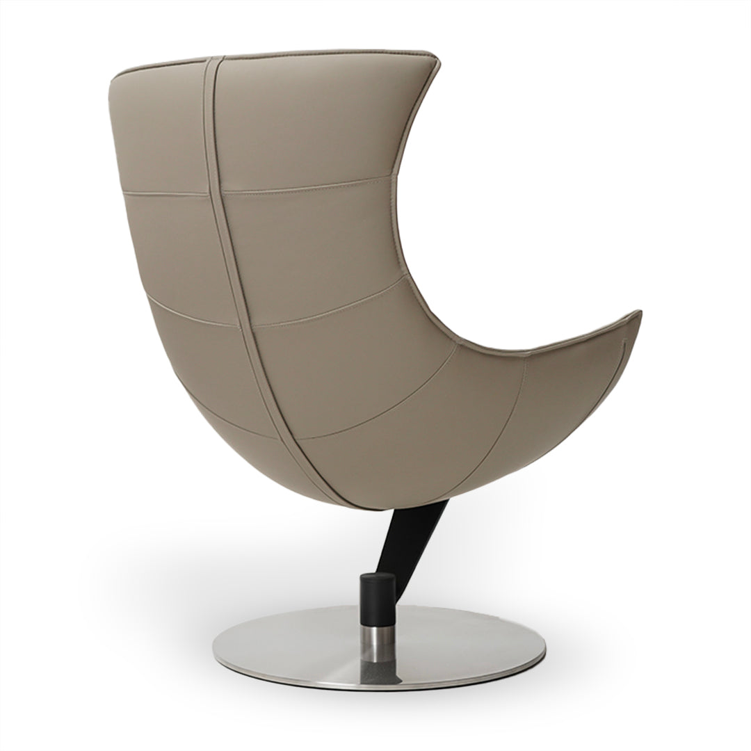 JIATAI SWIVEL Lounge Chair F-2039-Beige -  Lounge Chairs - ebarza Furniture UAE | Shop Modern Furniture in Abu Dhabi & Dubai - مفروشات ايبازرا في الامارات | تسوق اثاث عصري وديكورات مميزة في دبي وابوظبي