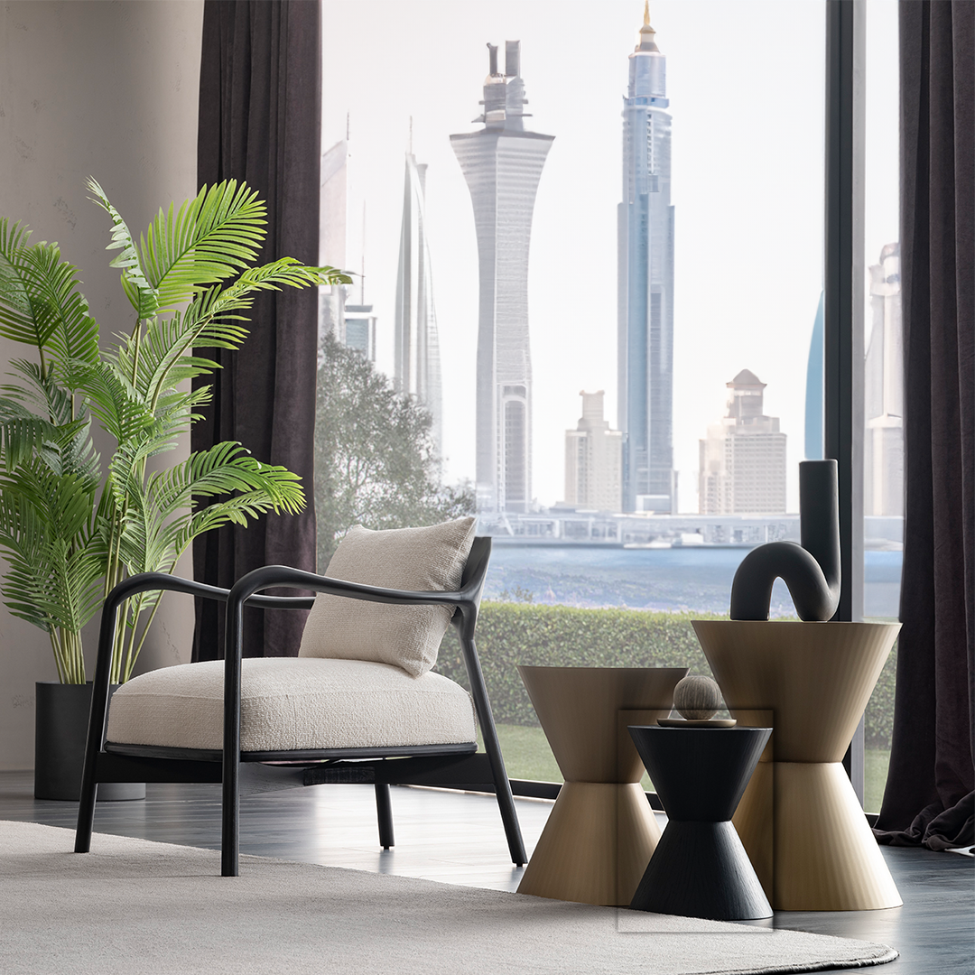 GRANDE BUTTON SIDE TABLE SMALL ORXGRND-STS27 -  Side Tables - ebarza Furniture UAE | Shop Modern Furniture in Abu Dhabi & Dubai - مفروشات ايبازرا في الامارات | تسوق اثاث عصري وديكورات مميزة في دبي وابوظبي