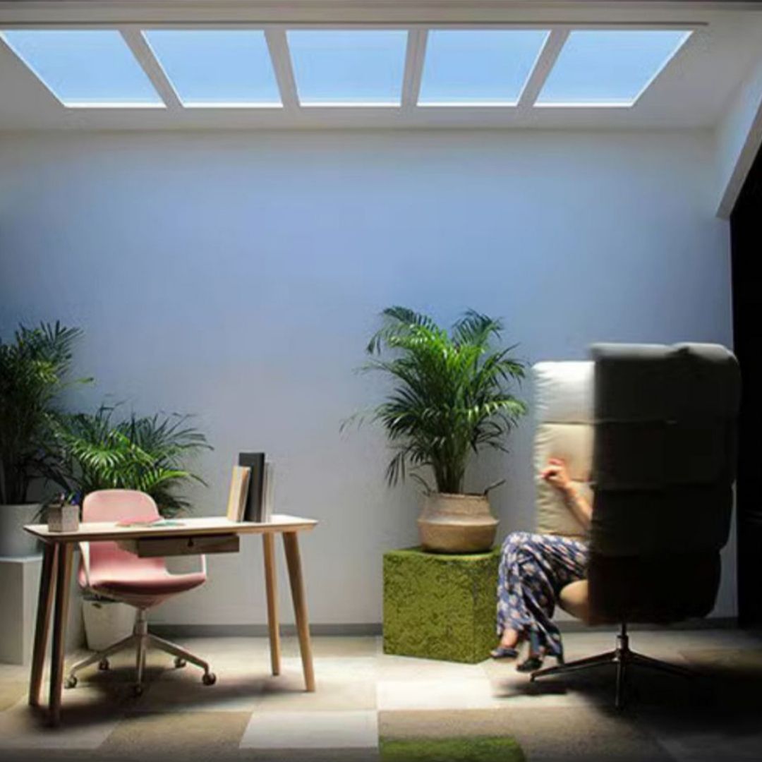 Artificial Skylights LED Panel Natural UAE Timing Sunlight Sync  - MUSKDG-SKY -  Pendant Lamps - ebarza Furniture UAE | Shop Modern Furniture in Abu Dhabi & Dubai - مفروشات ايبازرا في الامارات | تسوق اثاث عصري وديكورات مميزة في دبي وابوظبي