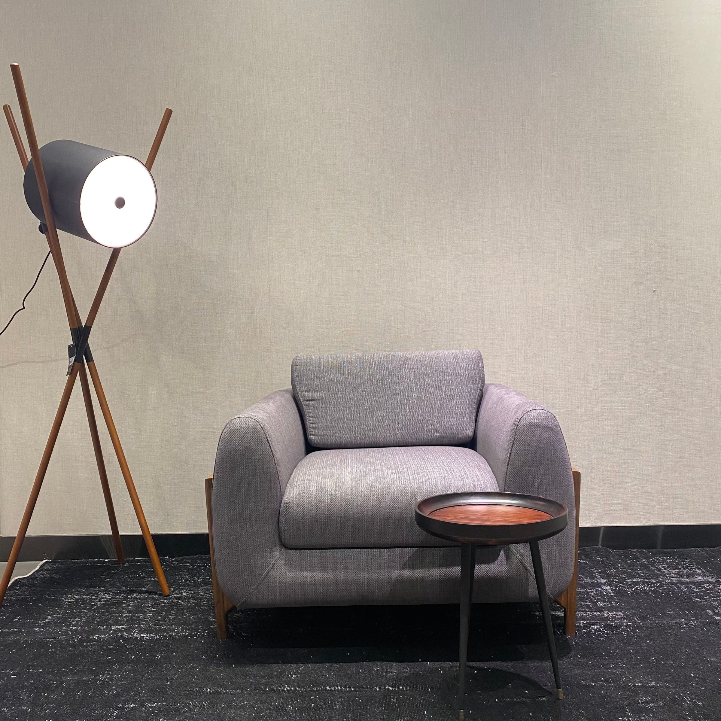 Lucca Kristal Lounge Chair Grey KRSTL-LUDARC-Grey -  Lounge Chairs - ebarza Furniture UAE | Shop Modern Furniture in Abu Dhabi & Dubai - مفروشات ايبازرا في الامارات | تسوق اثاث عصري وديكورات مميزة في دبي وابوظبي