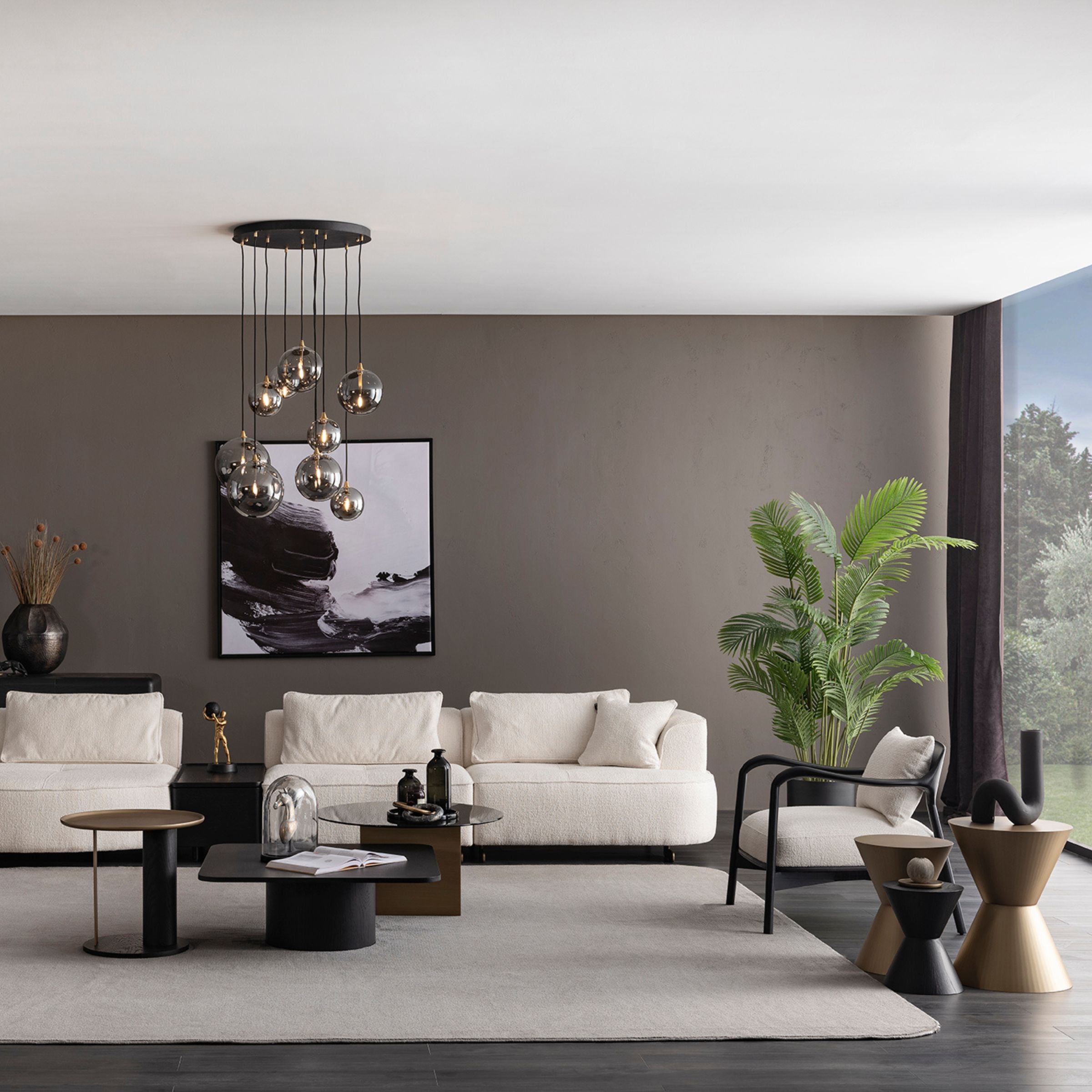 GRANDE BUTTON SIDE TABLE SMALL ORXGRND-STS27 -  Side Tables - ebarza Furniture UAE | Shop Modern Furniture in Abu Dhabi & Dubai - مفروشات ايبازرا في الامارات | تسوق اثاث عصري وديكورات مميزة في دبي وابوظبي