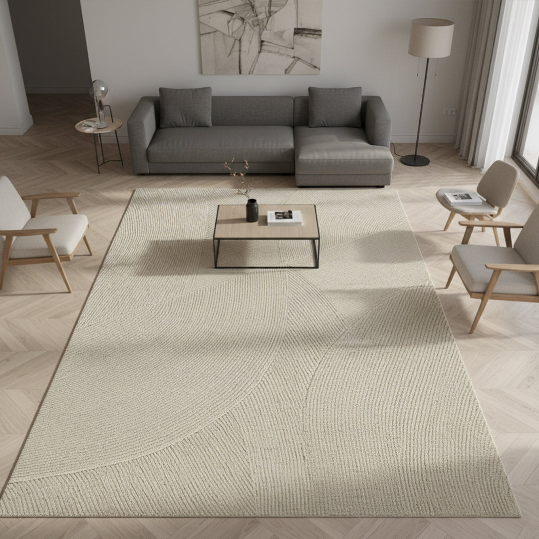 600X400 Cm WOOL BEIGE Rug JH-22738