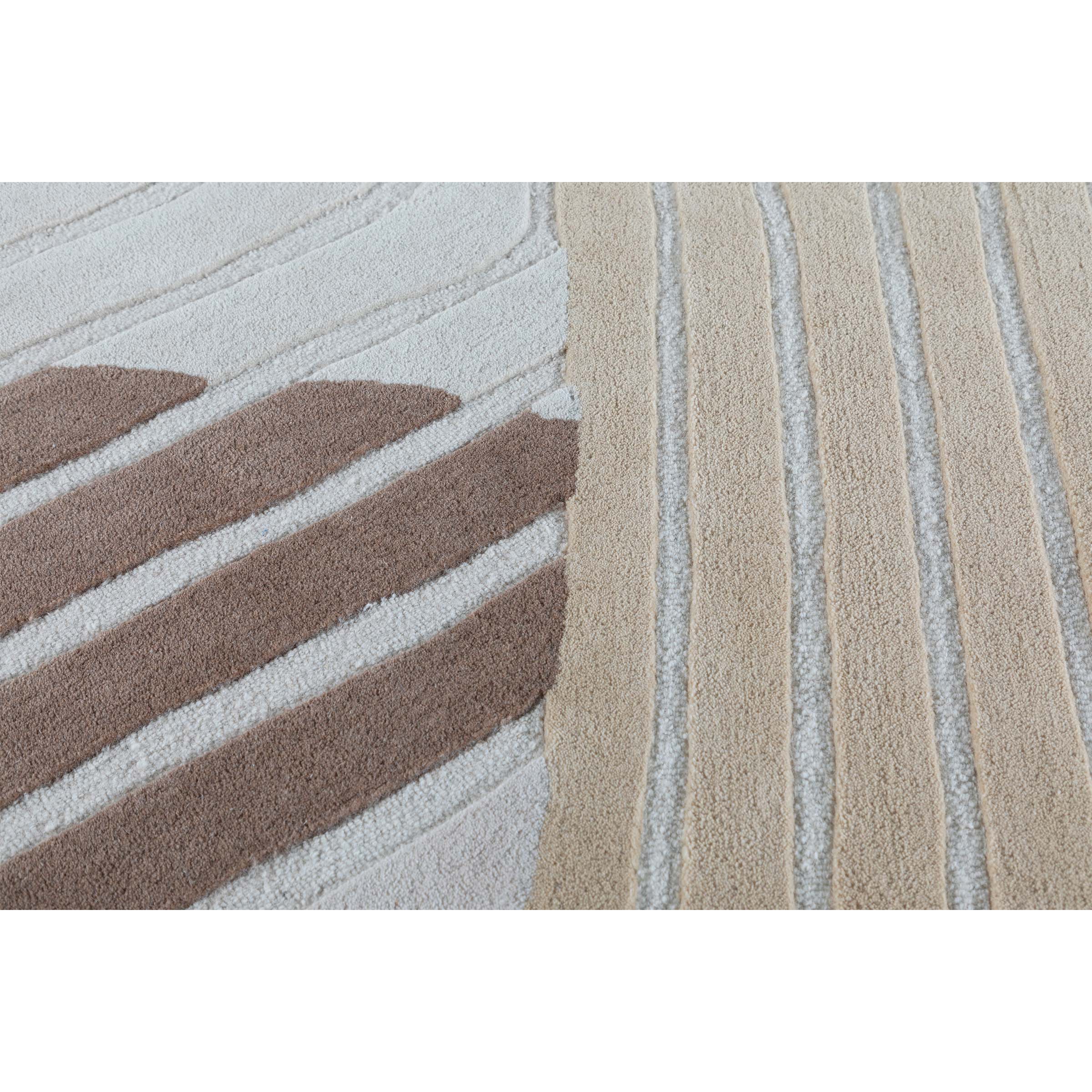 600X350 Cm WOOL BEIGE Rug JH-22727 -  Rugs - ebarza Furniture UAE | Shop Modern Furniture in Abu Dhabi & Dubai - مفروشات ايبازرا في الامارات | تسوق اثاث عصري وديكورات مميزة في دبي وابوظبي