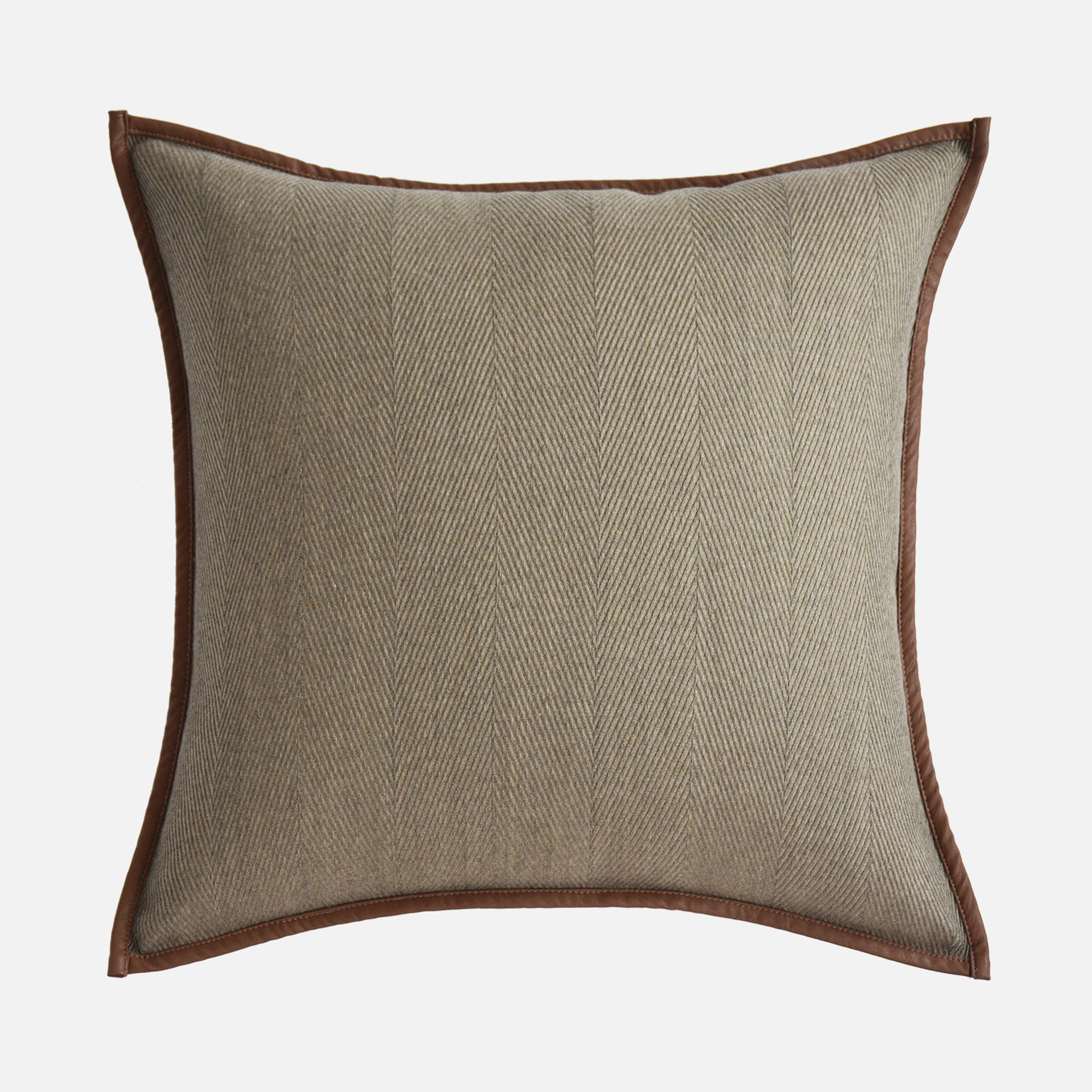 60*60 Nelson  Wool Blend Cushion - ECC082 -  Cushions - ebarza Furniture UAE | Shop Modern Furniture in Abu Dhabi & Dubai - مفروشات ايبازرا في الامارات | تسوق اثاث عصري وديكورات مميزة في دبي وابوظبي