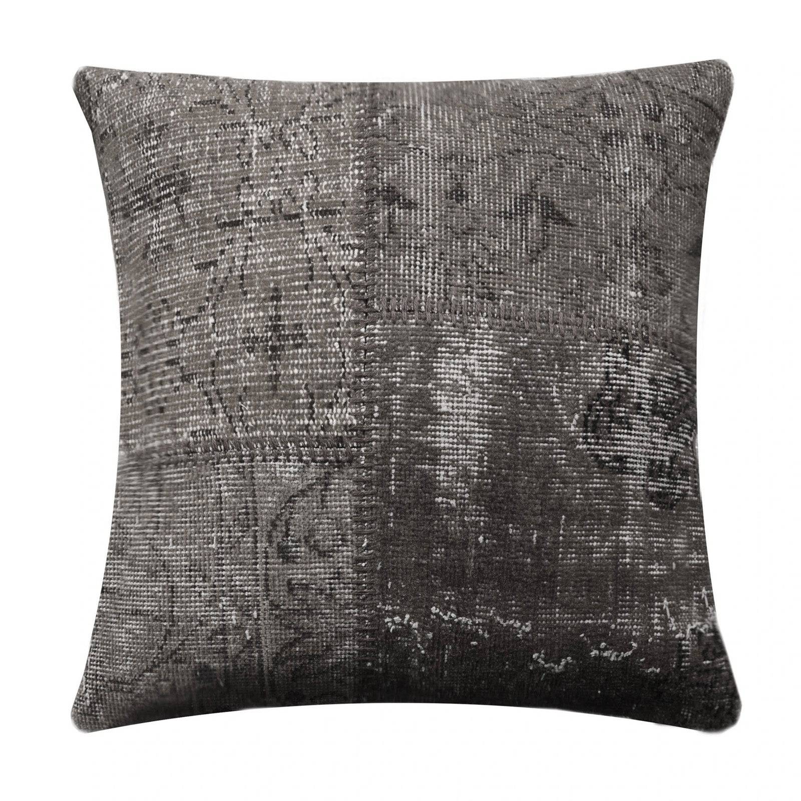60X60 Cm Hali X-Bursa Handmade Over Dyed Cushion Cover Pwc0017-Gre -  Cushions - ebarza Furniture UAE | Shop Modern Furniture in Abu Dhabi & Dubai - مفروشات ايبازرا في الامارات | تسوق اثاث عصري وديكورات مميزة في دبي وابوظبي