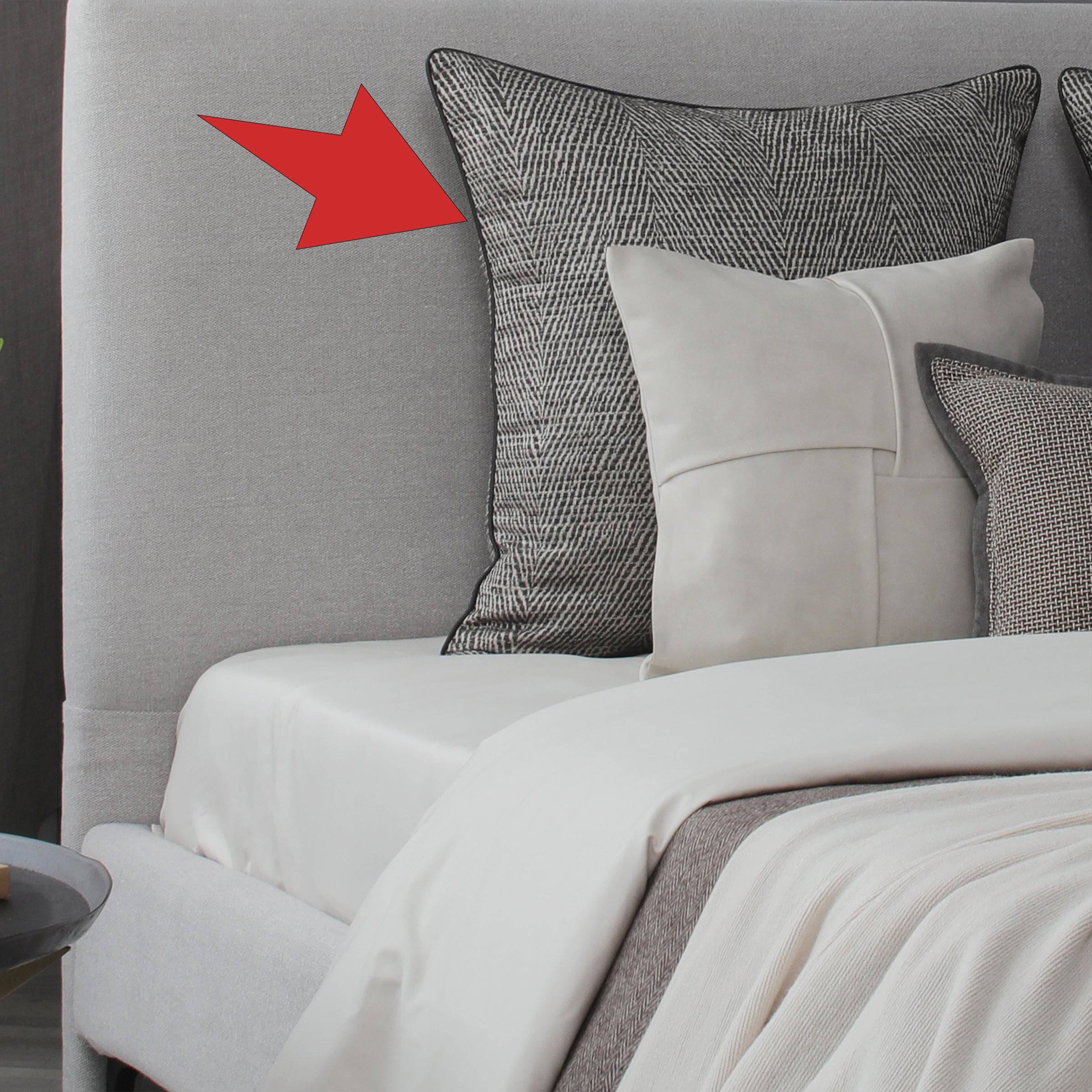 60X60 Cm Human Pattern Jacquard Cushion Ecc039 -  Cushions - ebarza Furniture UAE | Shop Modern Furniture in Abu Dhabi & Dubai - مفروشات ايبازرا في الامارات | تسوق اثاث عصري وديكورات مميزة في دبي وابوظبي