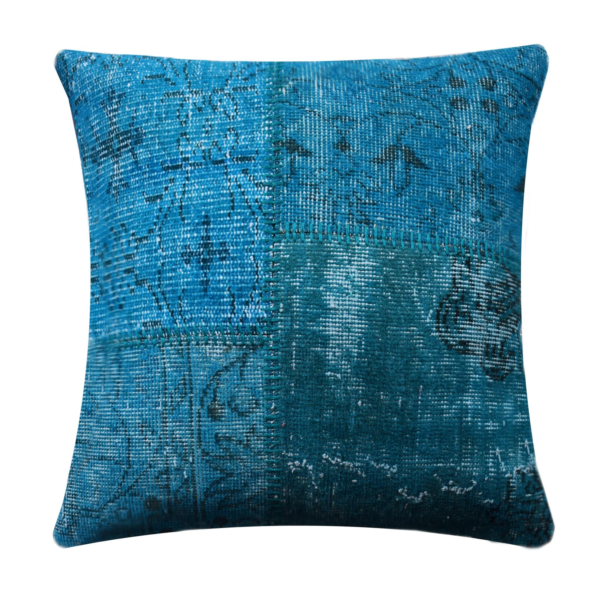 60X60Cm Hali Bursa Handmade Over Dyed Cushion Cover Sec0072Tkz -  Cushions - ebarza Furniture UAE | Shop Modern Furniture in Abu Dhabi & Dubai - مفروشات ايبازرا في الامارات | تسوق اثاث عصري وديكورات مميزة في دبي وابوظبي