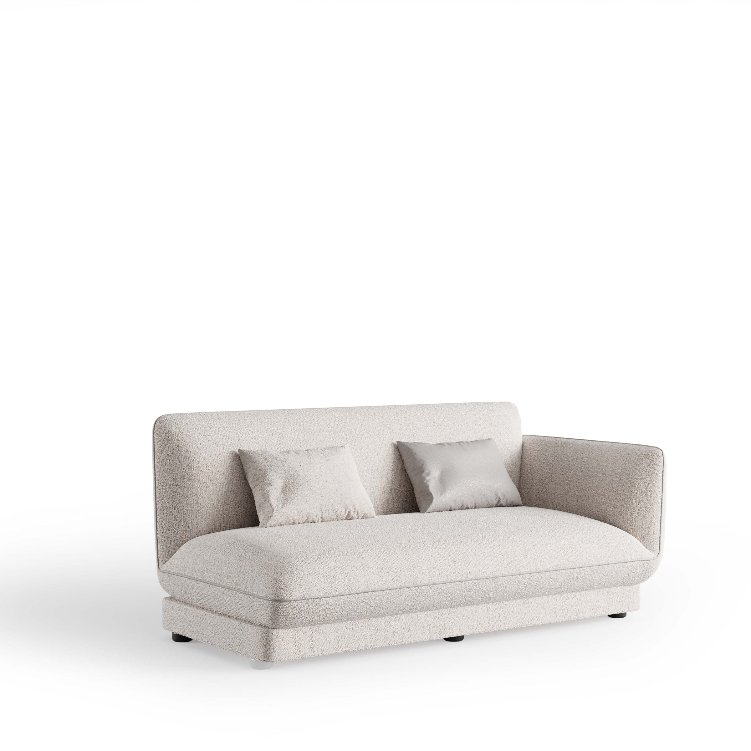 Loretta Right Arm Dual (Double) Module YOLRTA-DMRA -  Sofas - ebarza Furniture UAE | Shop Modern Furniture in Abu Dhabi & Dubai - مفروشات ايبازرا في الامارات | تسوق اثاث عصري وديكورات مميزة في دبي وابوظبي