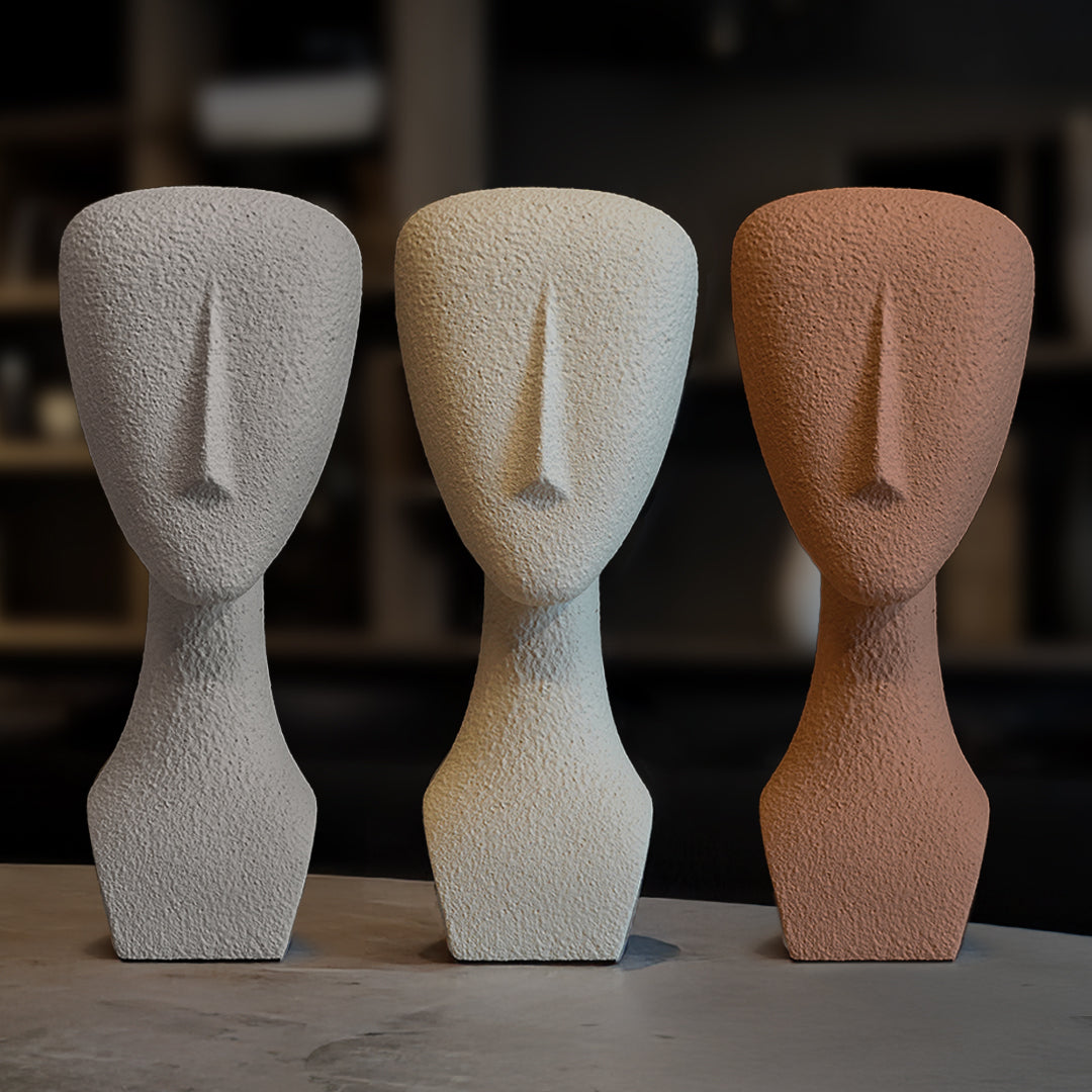 Table SCULPTURE - HTD-CML15009-1-Beige -  Home Decor Figurines - ebarza Furniture UAE | Shop Modern Furniture in Abu Dhabi & Dubai - مفروشات ايبازرا في الامارات | تسوق اثاث عصري وديكورات مميزة في دبي وابوظبي