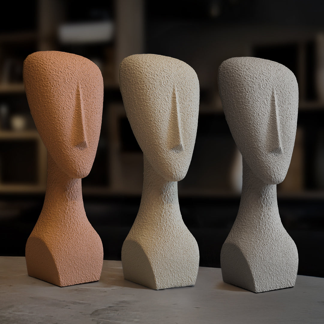 Table SCULPTURE - HTD-CML15009-1-Beige -  Home Decor Figurines - ebarza Furniture UAE | Shop Modern Furniture in Abu Dhabi & Dubai - مفروشات ايبازرا في الامارات | تسوق اثاث عصري وديكورات مميزة في دبي وابوظبي