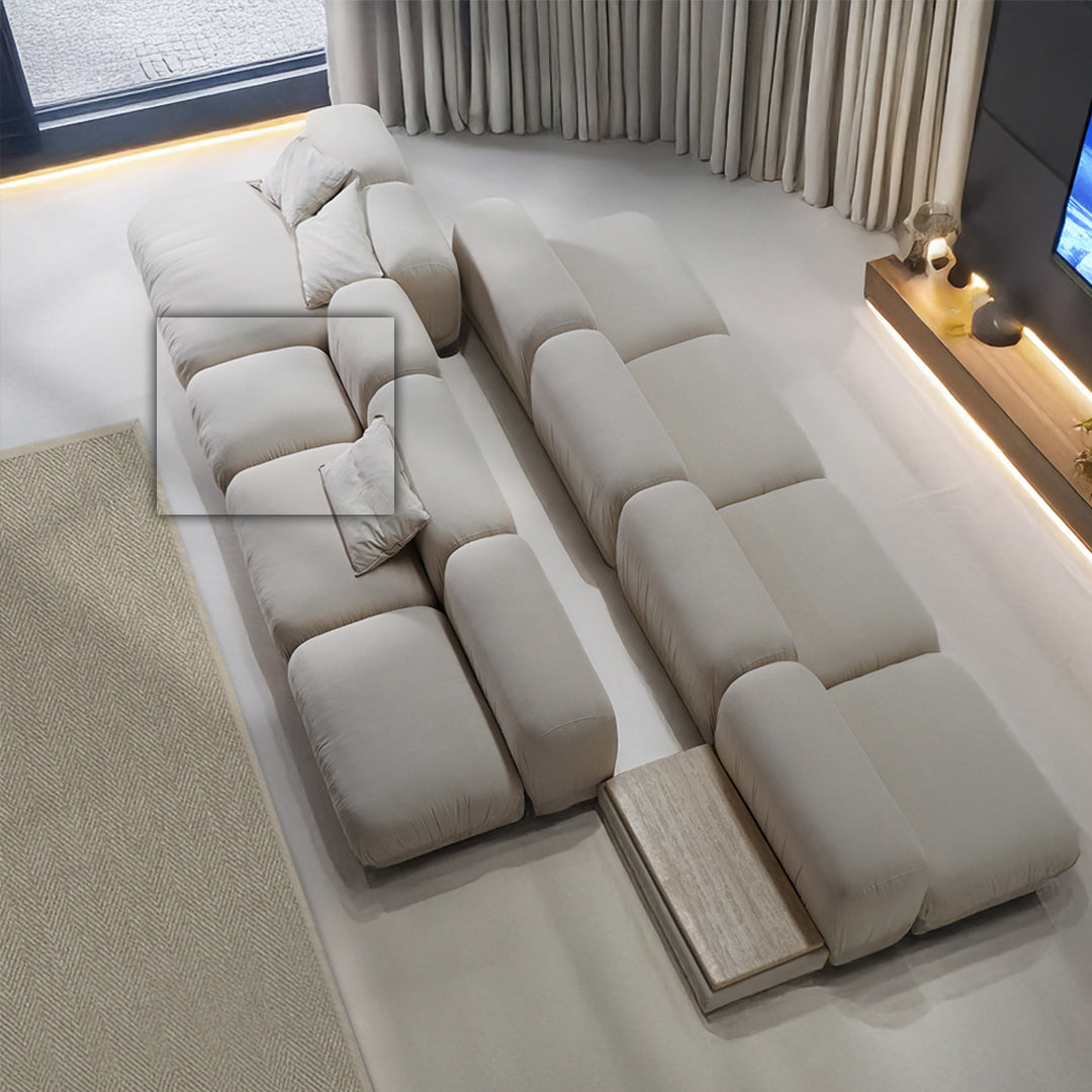Kaisa Modular Small 1-Seater PZ-SOFA-101/1-S -  Sofas - ebarza Furniture UAE | Shop Modern Furniture in Abu Dhabi & Dubai - مفروشات ايبازرا في الامارات | تسوق اثاث عصري وديكورات مميزة في دبي وابوظبي