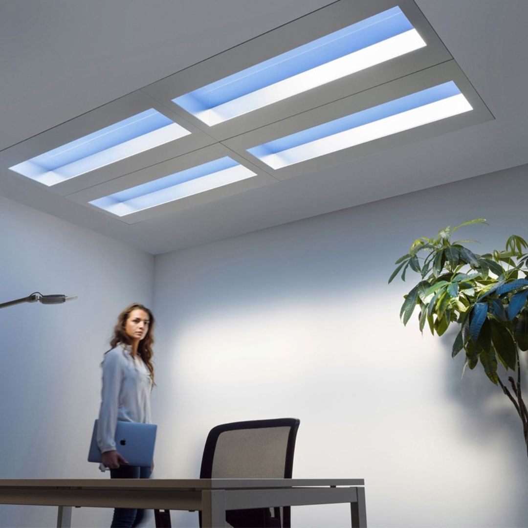 Artificial Skylights LED Panel Natural UAE Timing Sunlight Sync  - MUSKDG-SKY -  Pendant Lamps - ebarza Furniture UAE | Shop Modern Furniture in Abu Dhabi & Dubai - مفروشات ايبازرا في الامارات | تسوق اثاث عصري وديكورات مميزة في دبي وابوظبي