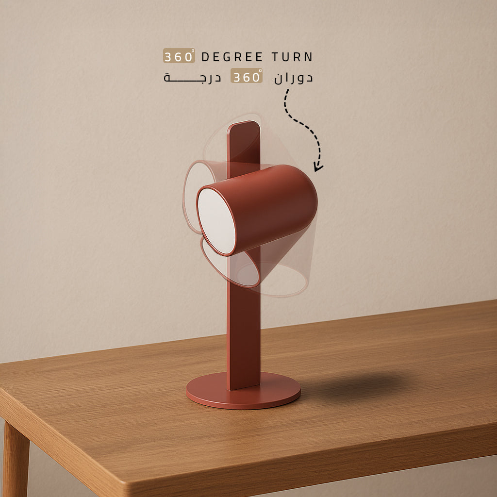 Table Lamp LWN575-T-Sandy Red -  Desk/table Lamps - ebarza Furniture UAE | Shop Modern Furniture in Abu Dhabi & Dubai - مفروشات ايبازرا في الامارات | تسوق اثاث عصري وديكورات مميزة في دبي وابوظبي