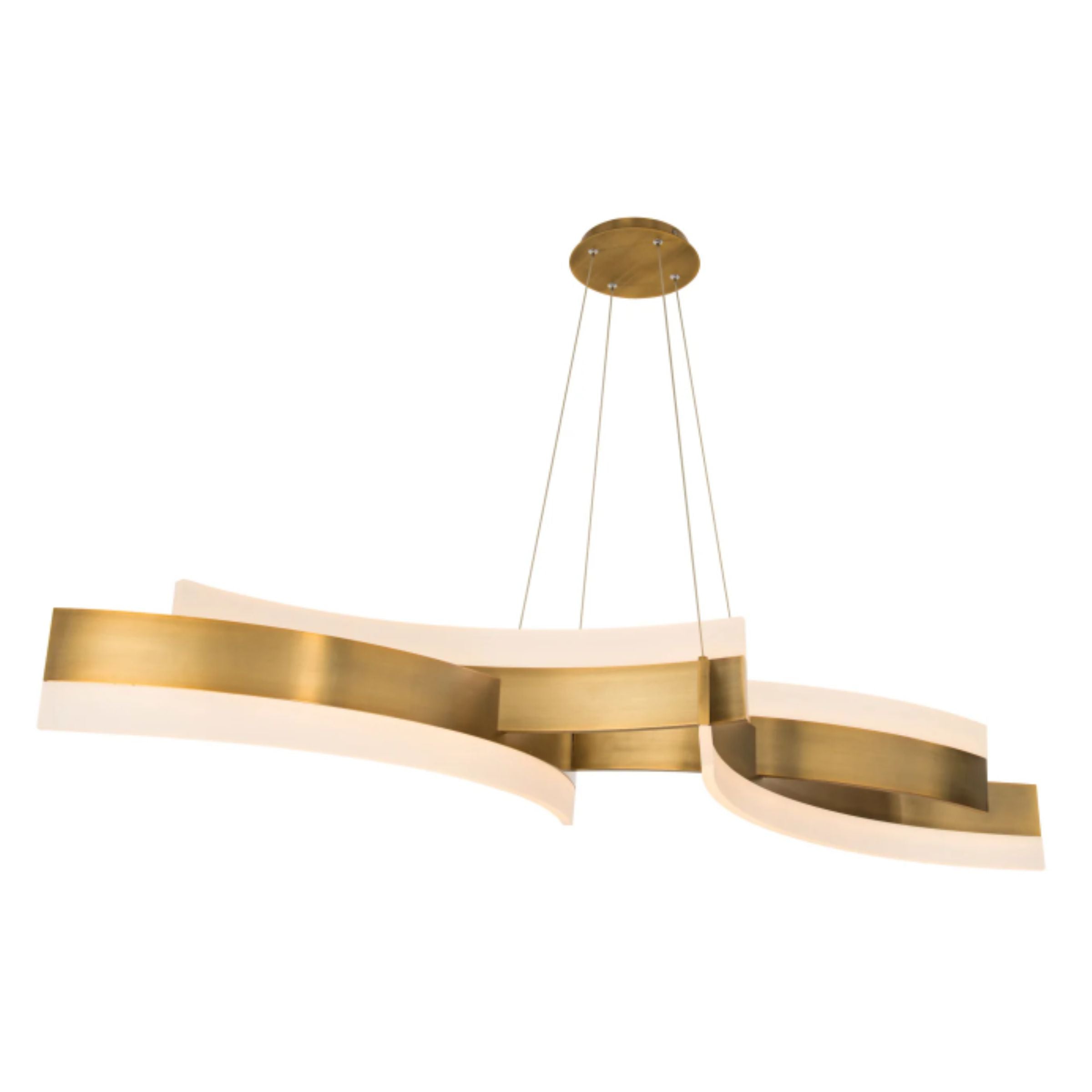 Pre-order 35 Days Delivery Lyra Gold Pendant Lamp CY-DD-1027-G -  Pendant Lamps - ebarza Furniture UAE | Shop Modern Furniture in Abu Dhabi & Dubai - مفروشات ايبازرا في الامارات | تسوق اثاث عصري وديكورات مميزة في دبي وابوظبي