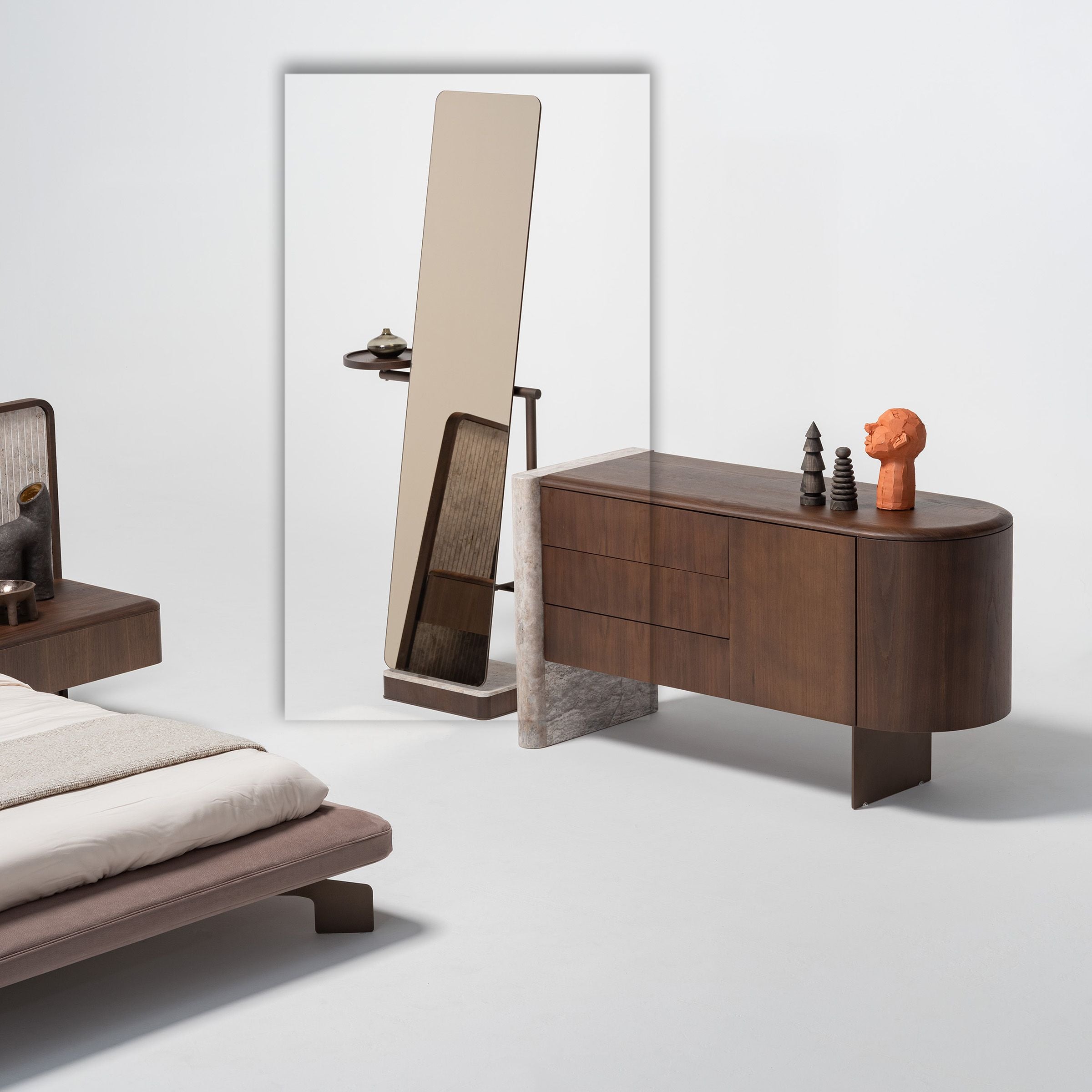 ODEON MIRROR OD-MR001 -  Mirrors - ebarza Furniture UAE | Shop Modern Furniture in Abu Dhabi & Dubai - مفروشات ايبازرا في الامارات | تسوق اثاث عصري وديكورات مميزة في دبي وابوظبي