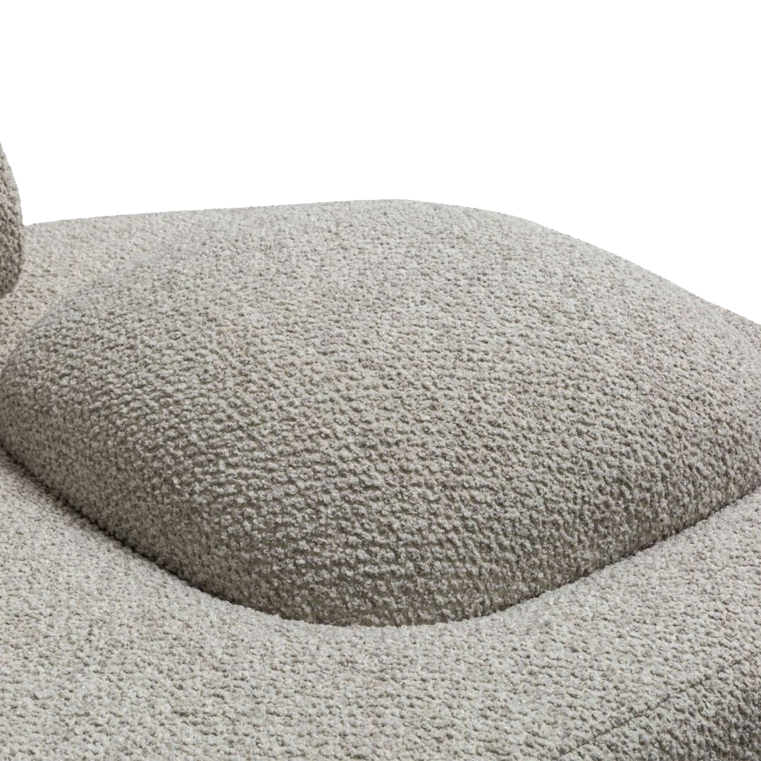 Mollis Right Module 135cm With Pouf for Mollis Sofa BER-RIGHTMODULE -  Sofas - ebarza Furniture UAE | Shop Modern Furniture in Abu Dhabi & Dubai - مفروشات ايبازرا في الامارات | تسوق اثاث عصري وديكورات مميزة في دبي وابوظبي