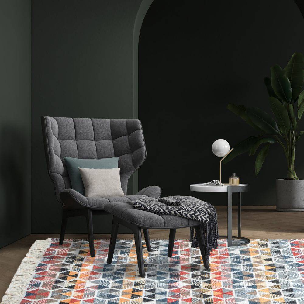 90X130 Cm Bolton Handmade Wool Rug Bolton Blt-28-S -  Rugs - ebarza Furniture UAE | Shop Modern Furniture in Abu Dhabi & Dubai - مفروشات ايبازرا في الامارات | تسوق اثاث عصري وديكورات مميزة في دبي وابوظبي