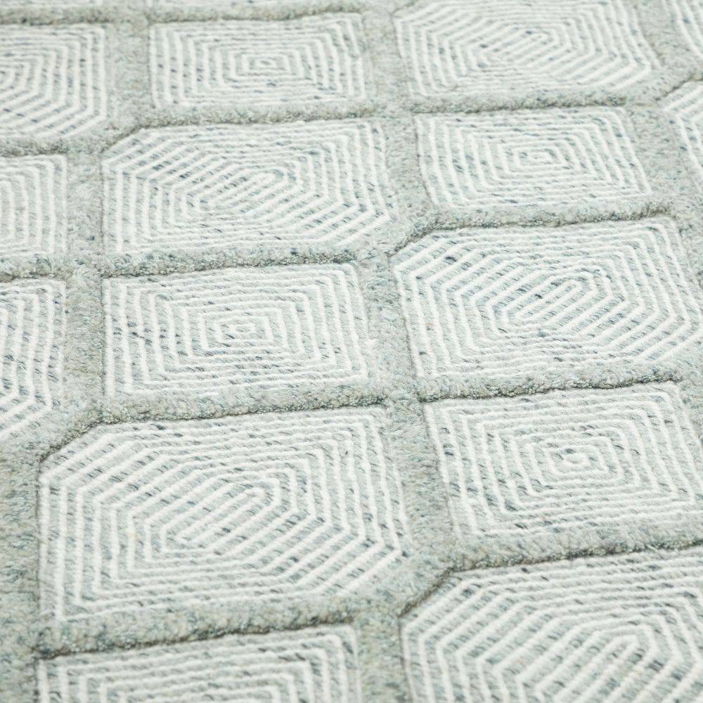 90X300 Cm Amak Handmade Wool Rug Amaka Amk-01-Long -  Rugs - ebarza Furniture UAE | Shop Modern Furniture in Abu Dhabi & Dubai - مفروشات ايبازرا في الامارات | تسوق اثاث عصري وديكورات مميزة في دبي وابوظبي