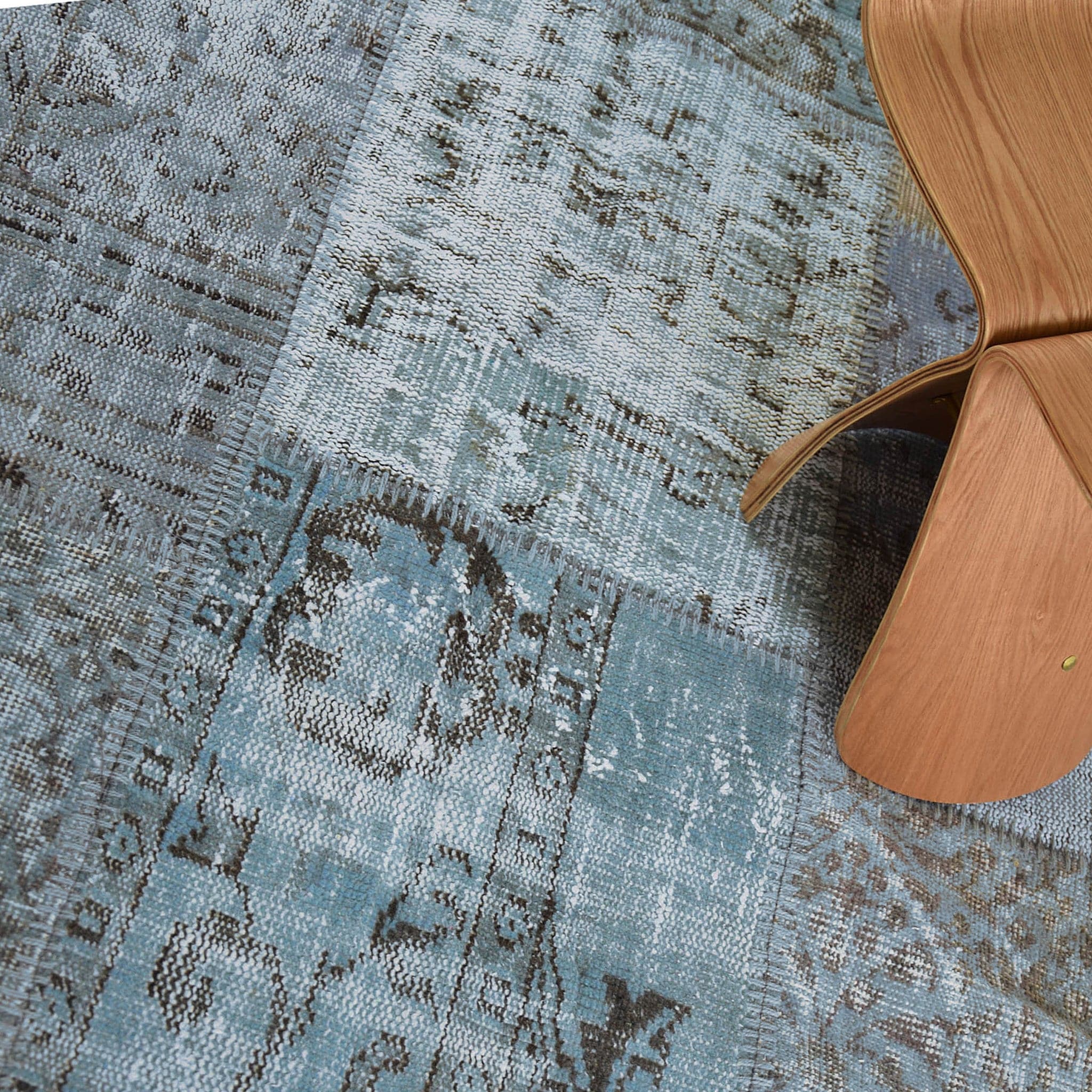 90X300 Cm Hali Bursa Handmade Over Dyed Rug   Pw005 -  Rugs - ebarza Furniture UAE | Shop Modern Furniture in Abu Dhabi & Dubai - مفروشات ايبازرا في الامارات | تسوق اثاث عصري وديكورات مميزة في دبي وابوظبي