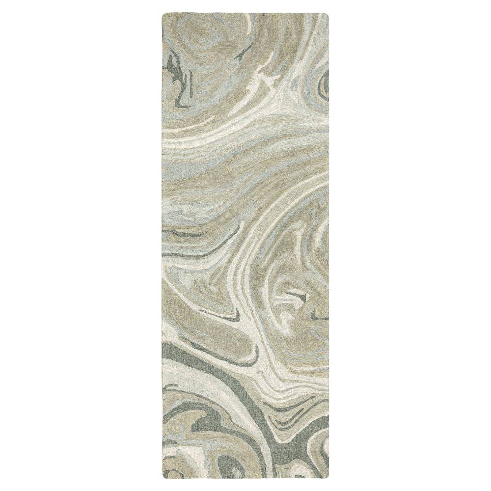 90X300 Cm Hand Tufted Wool Carpet Helena-Hel-01-Long -  Rugs - ebarza Furniture UAE | Shop Modern Furniture in Abu Dhabi & Dubai - مفروشات ايبازرا في الامارات | تسوق اثاث عصري وديكورات مميزة في دبي وابوظبي