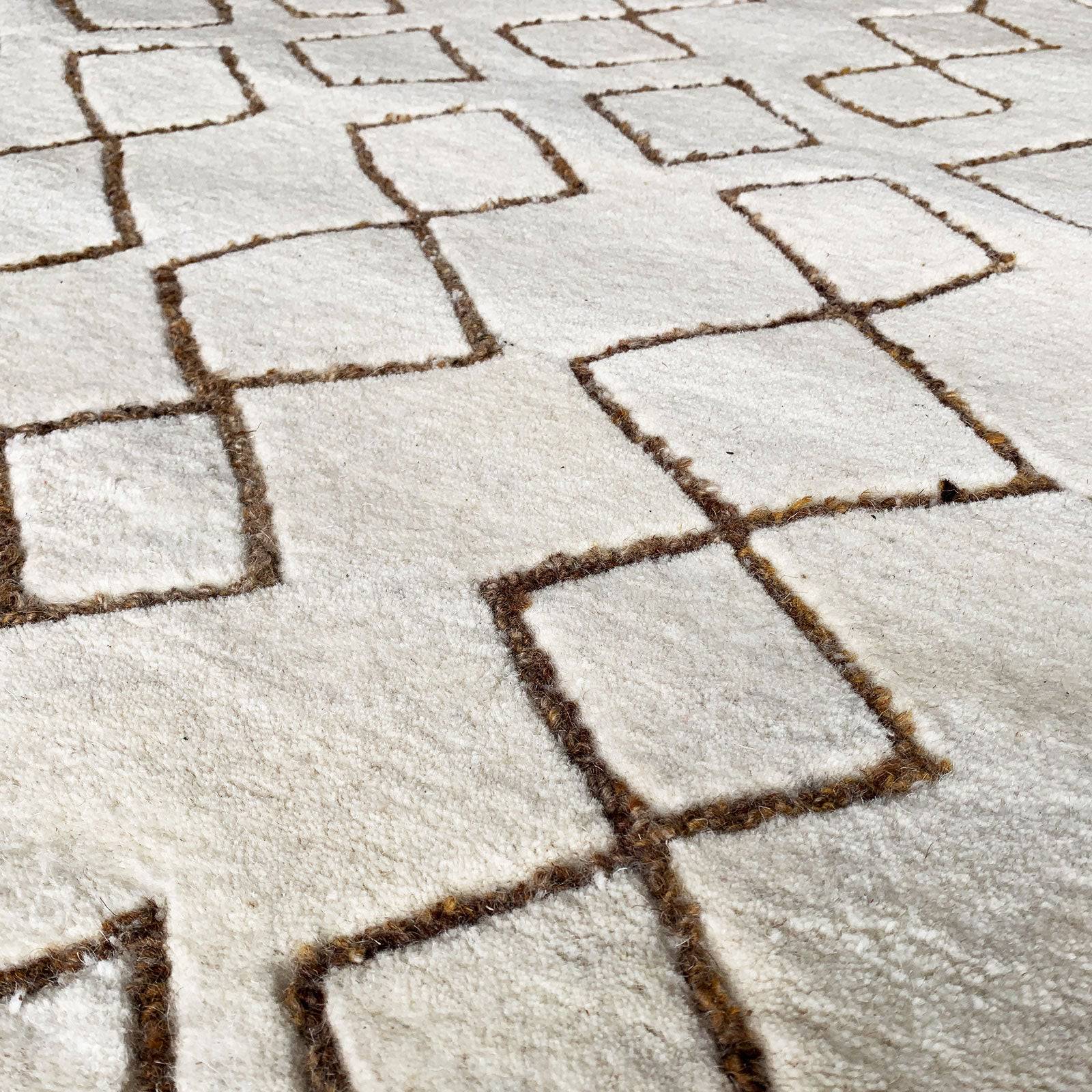 90X300 Cm Handmade Rug Jh-20368-Long -  Rugs - ebarza Furniture UAE | Shop Modern Furniture in Abu Dhabi & Dubai - مفروشات ايبازرا في الامارات | تسوق اثاث عصري وديكورات مميزة في دبي وابوظبي