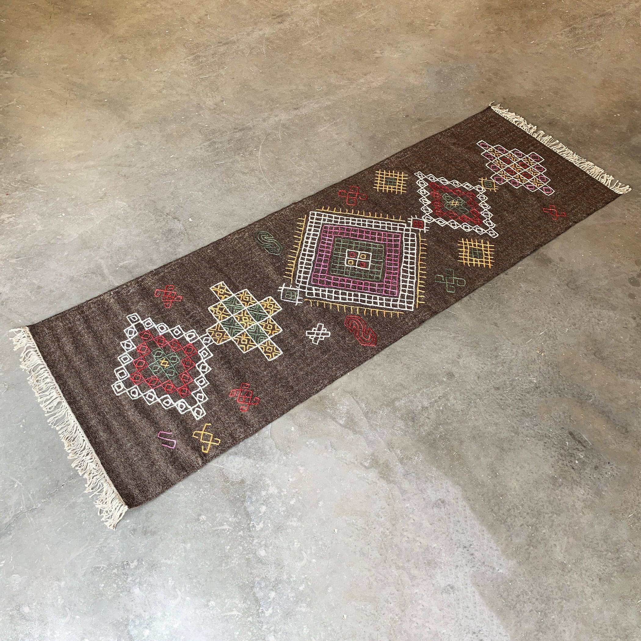 90X300 Cm Handmade Rug Jh-2712-Long -  Rugs - ebarza Furniture UAE | Shop Modern Furniture in Abu Dhabi & Dubai - مفروشات ايبازرا في الامارات | تسوق اثاث عصري وديكورات مميزة في دبي وابوظبي